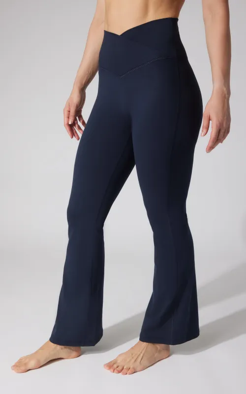 Lux Sophia Crossover Flare Pant - Our Ocean Core Story sold by 90 Degree By Reflex