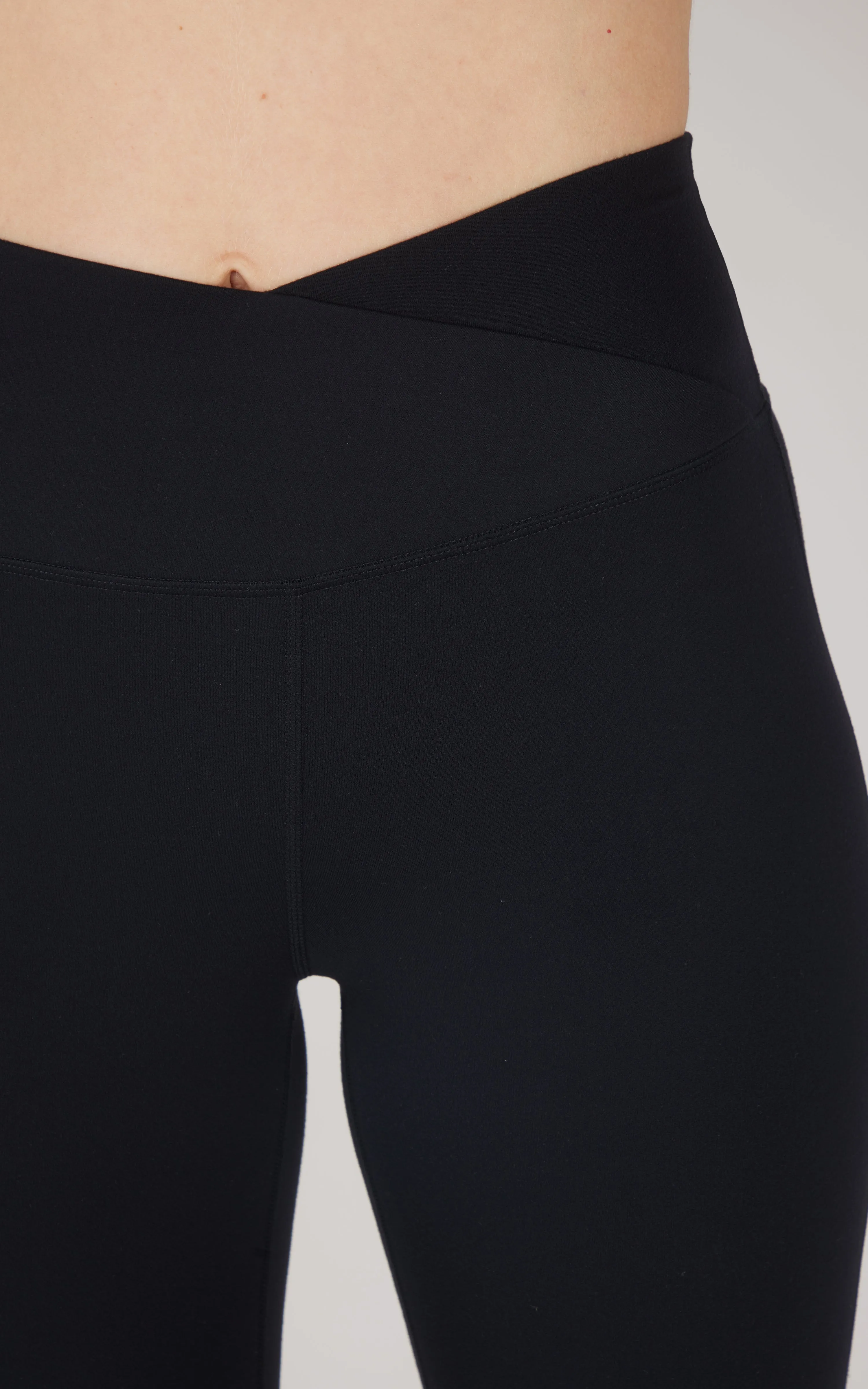 Ultra Lush Madison Elastic Free Crossover V-Back 7/8 Flared Pant - Our Ocean Core Story sold by 90 Degree By Reflex product image thumbnail 5