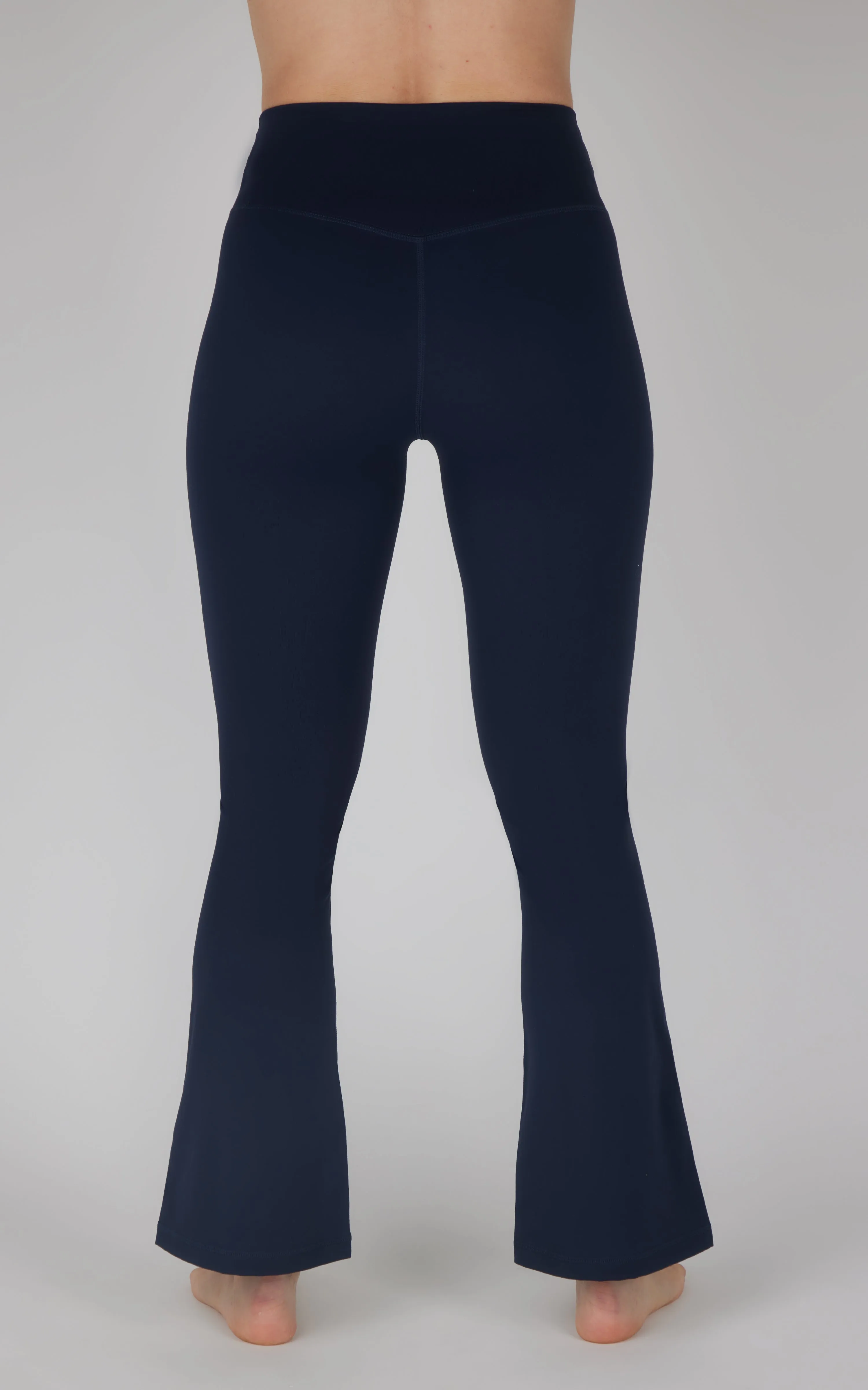 Ultra Lush Madison Elastic Free Crossover V-Back 7/8 Flared Pant - Our Ocean Core Story sold by 90 Degree By Reflex product image thumbnail 3