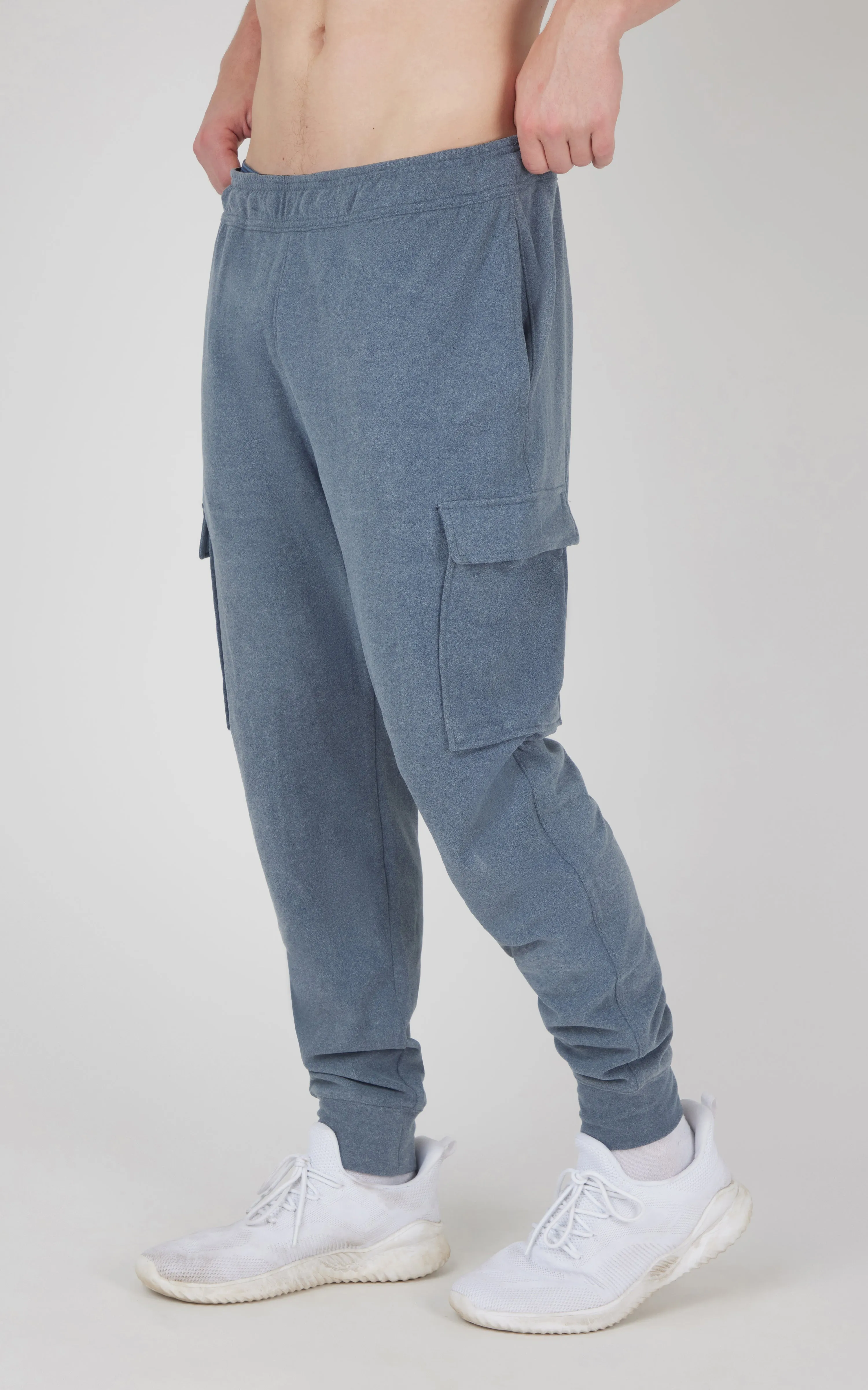 Mens Ultra Melange James Fleece Cargo Jogger - Our Ocean Core Story sold by 90 Degree By Reflex