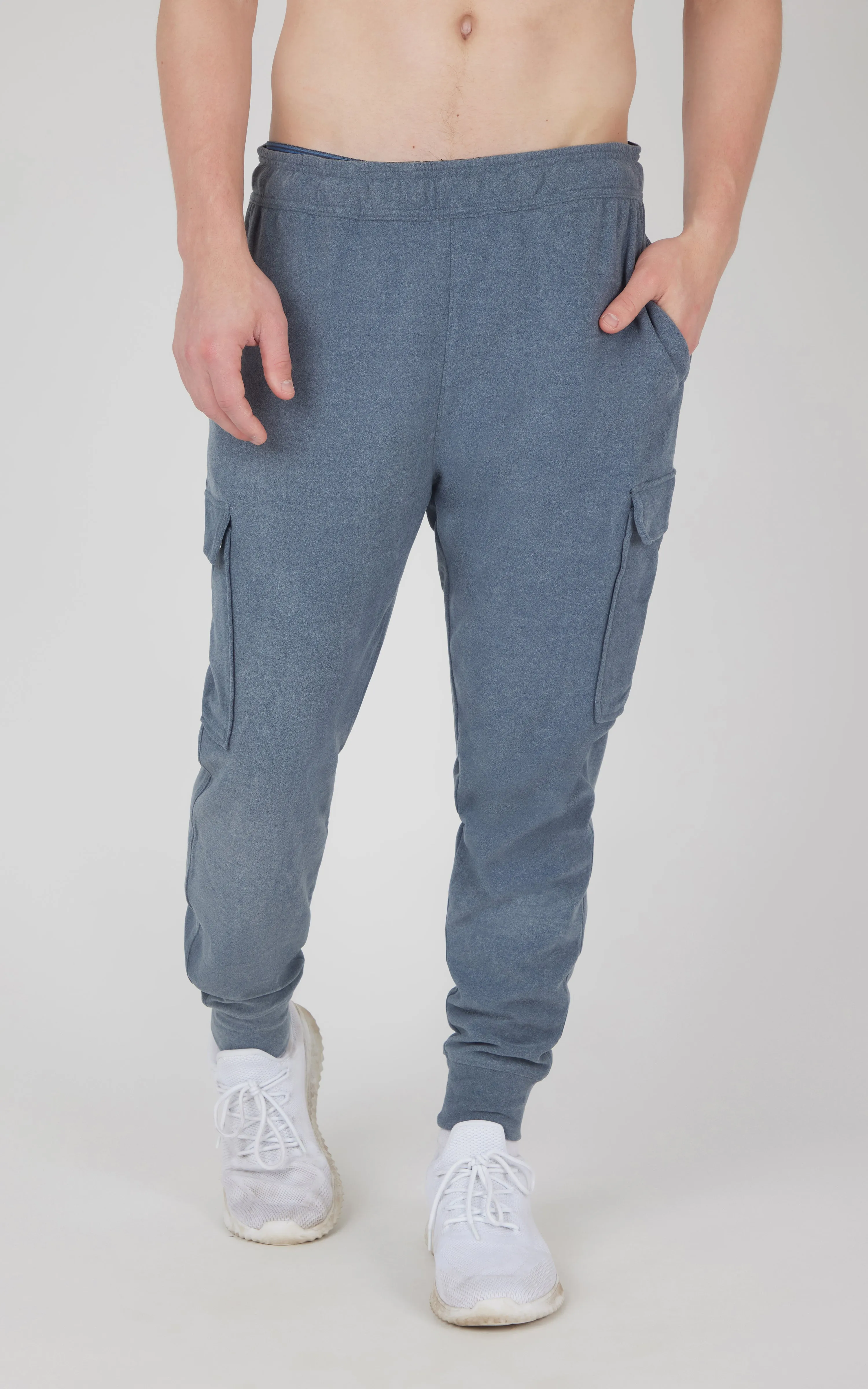 Mens Ultra Melange James Fleece Cargo Jogger - Our Ocean Core Story sold by 90 Degree By Reflex product image thumbnail 2