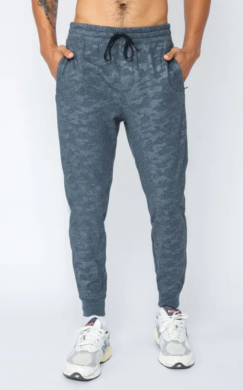 Mens Camo Embossed Hidden Pocket Jogger - Our Ocean Core Story sold by 90 Degree By Reflex