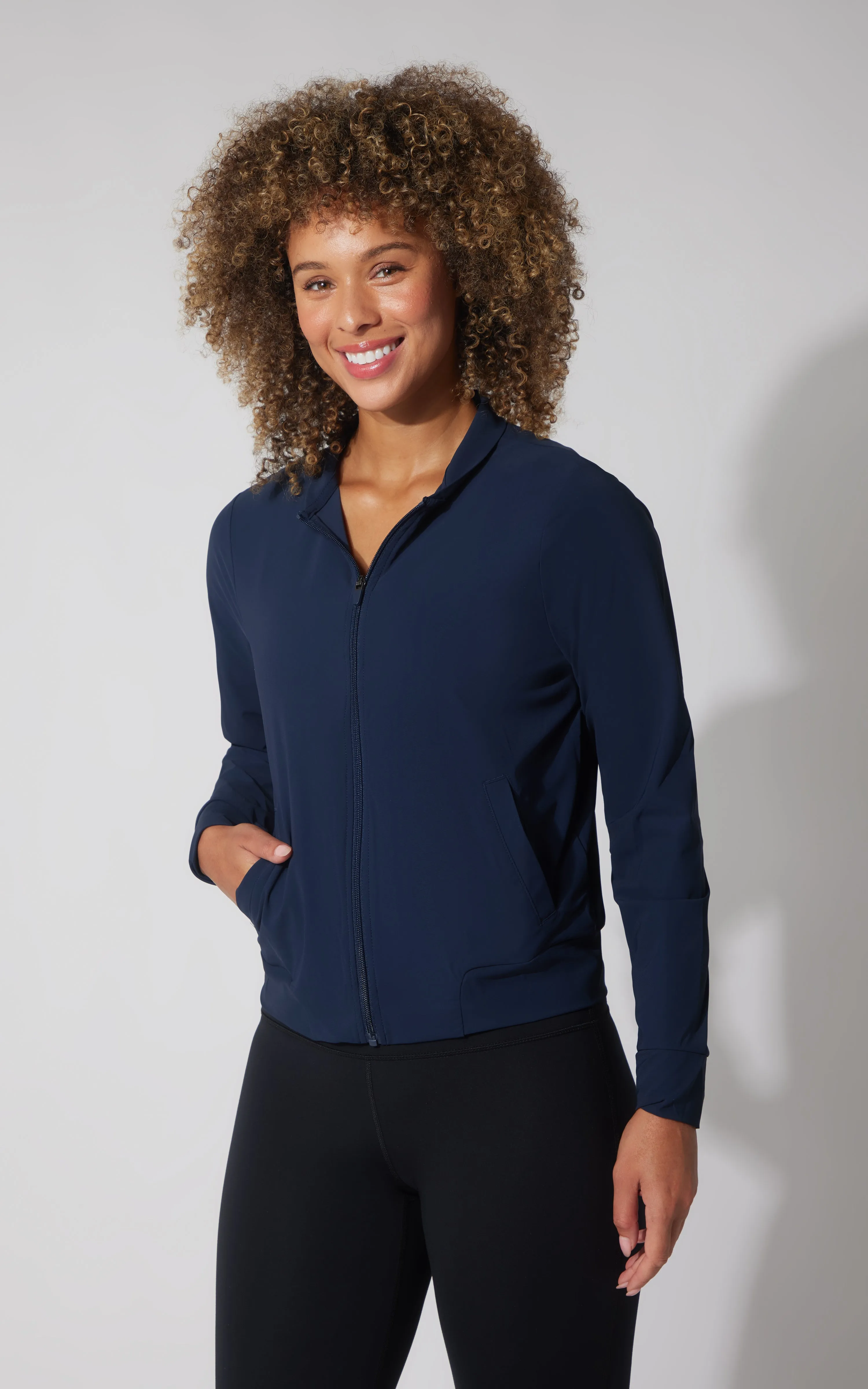 Warp Intown Bomber Jacket - Our Ocean Core Story sold by 90 Degree By Reflex product image thumbnail 2