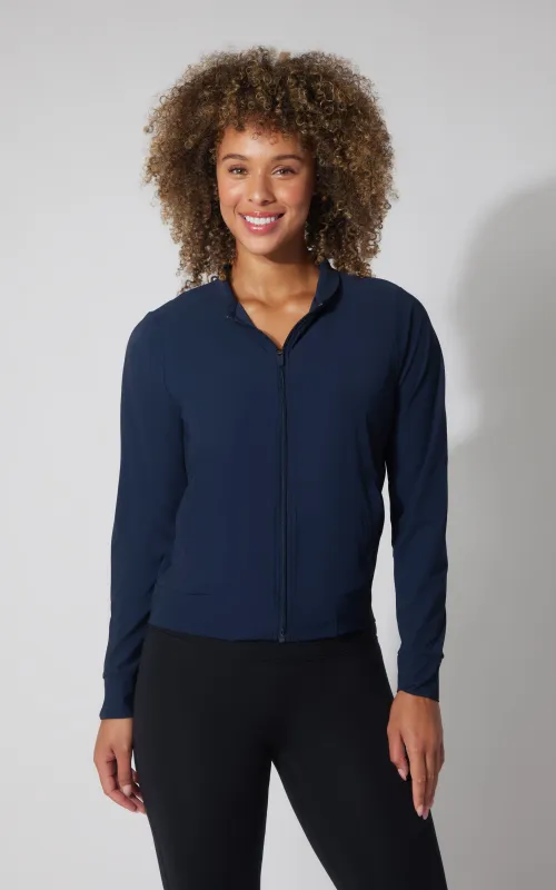 Warp  Intown Bomber Jacket - Our Ocean Core Story made by 90 Degree By Reflex