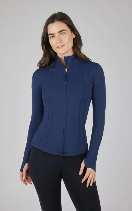 Full Zip Runner Jacket - Our Ocean Core Story sold by 90 Degree By Reflex