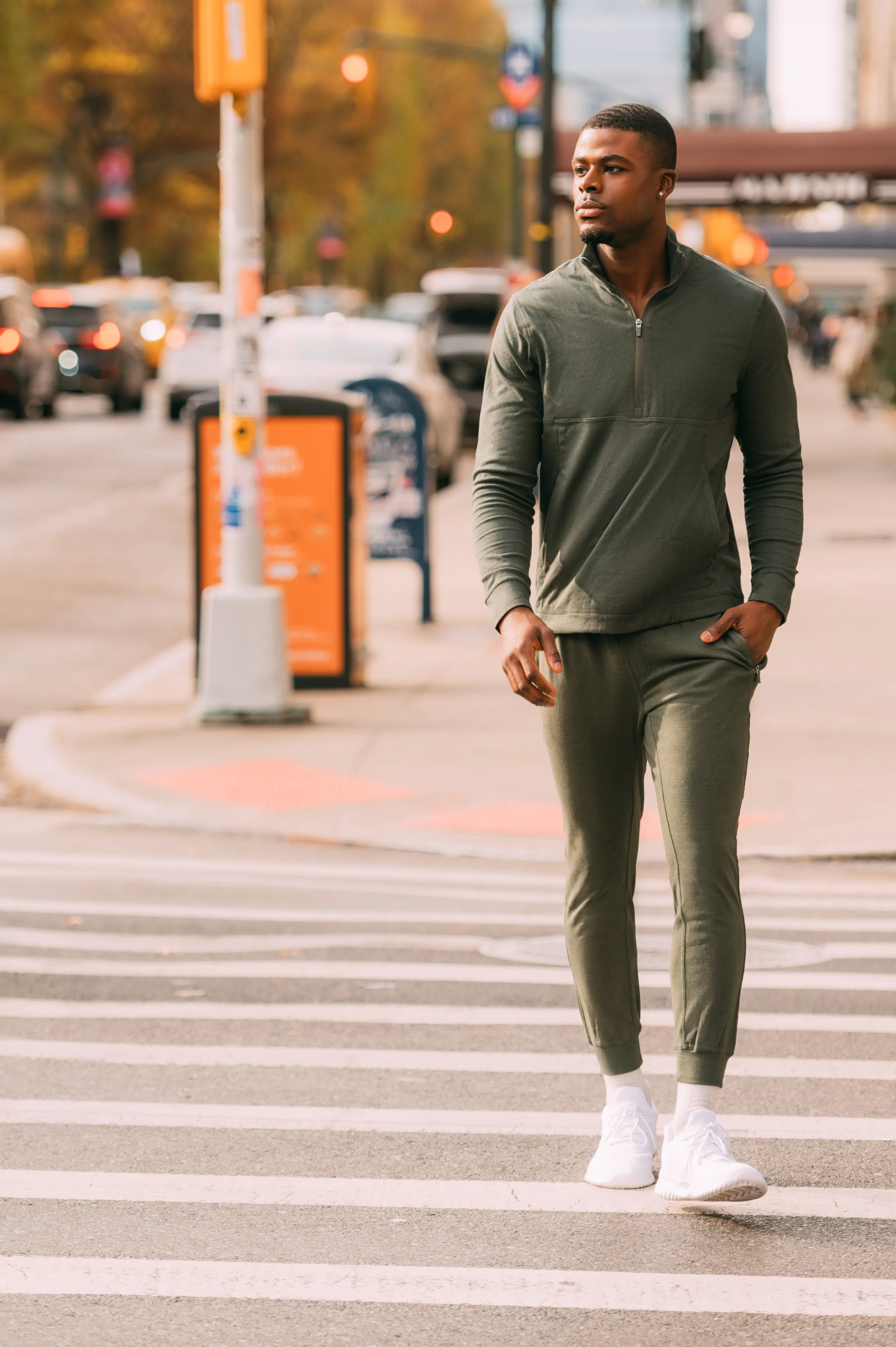 Mens Softlite Everyday Half Zip Top - Our Ocean Core Story sold by 90 Degree By Reflex product image thumbnail 4