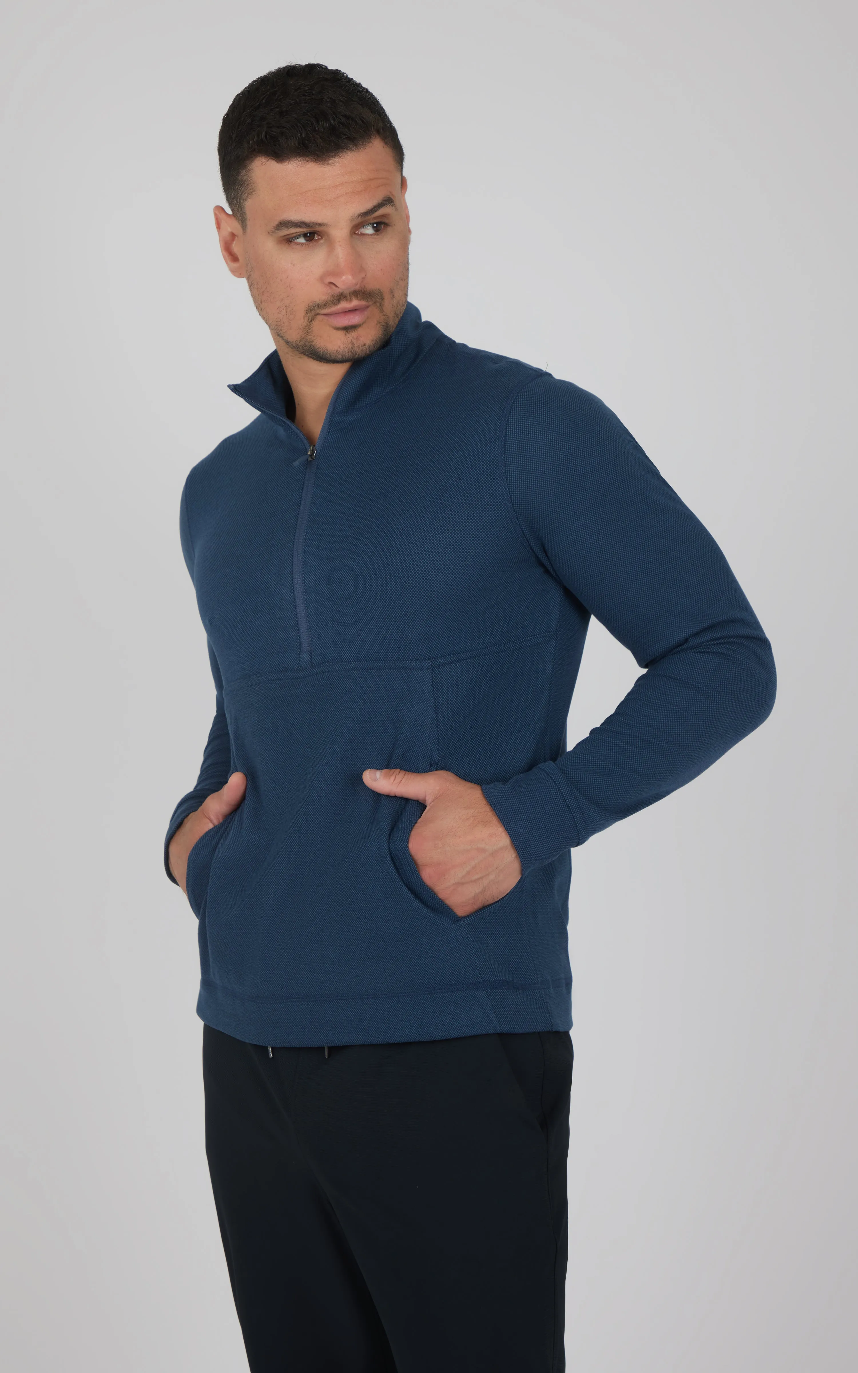 Mens Softlite Everyday Half Zip Top - Our Ocean Core Story sold by 90 Degree By Reflex product image thumbnail 2