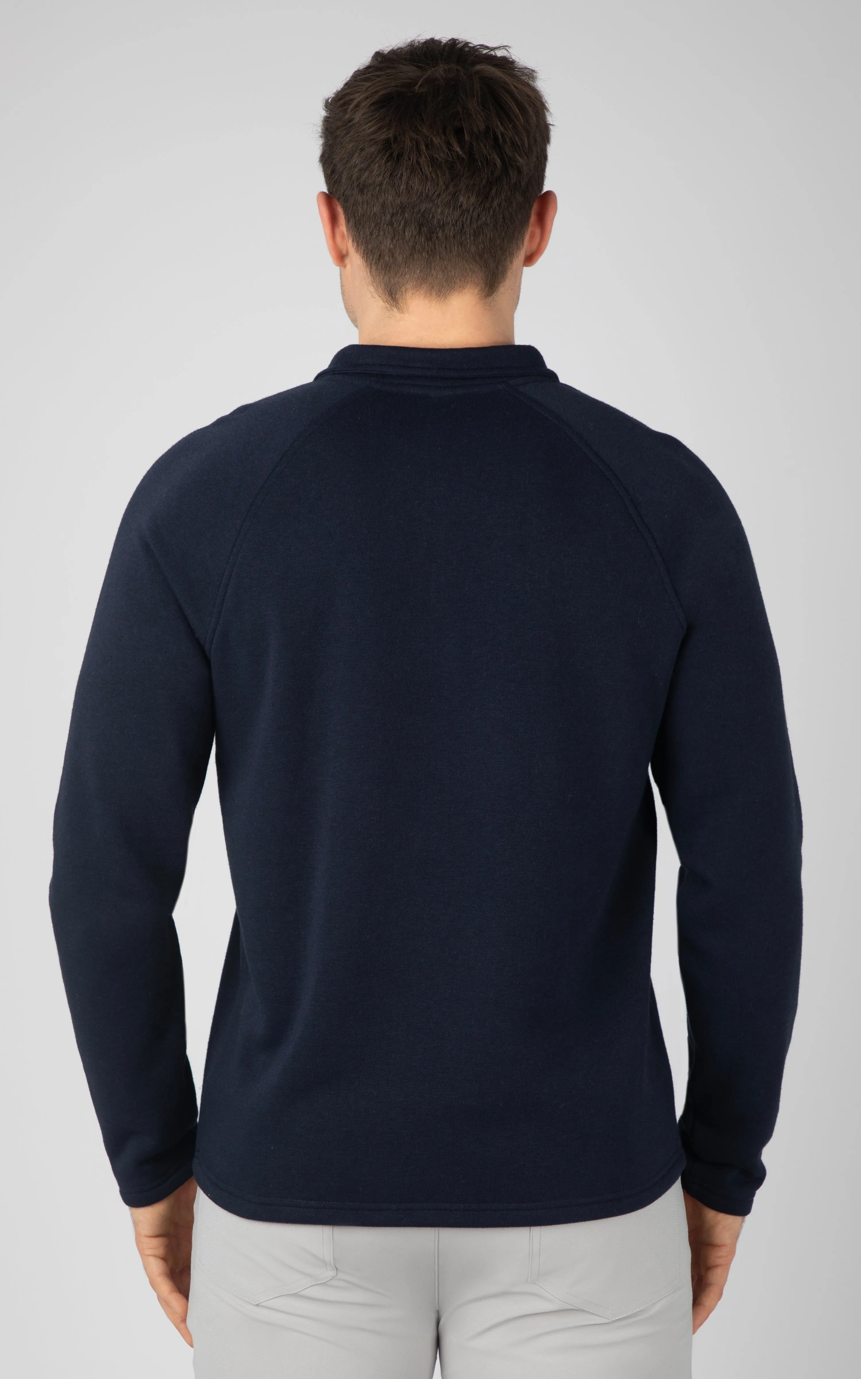 Mens Lightweight Comfytek Half Zip Top - Our Ocean Core Story sold by 90 Degree By Reflex product image thumbnail 3