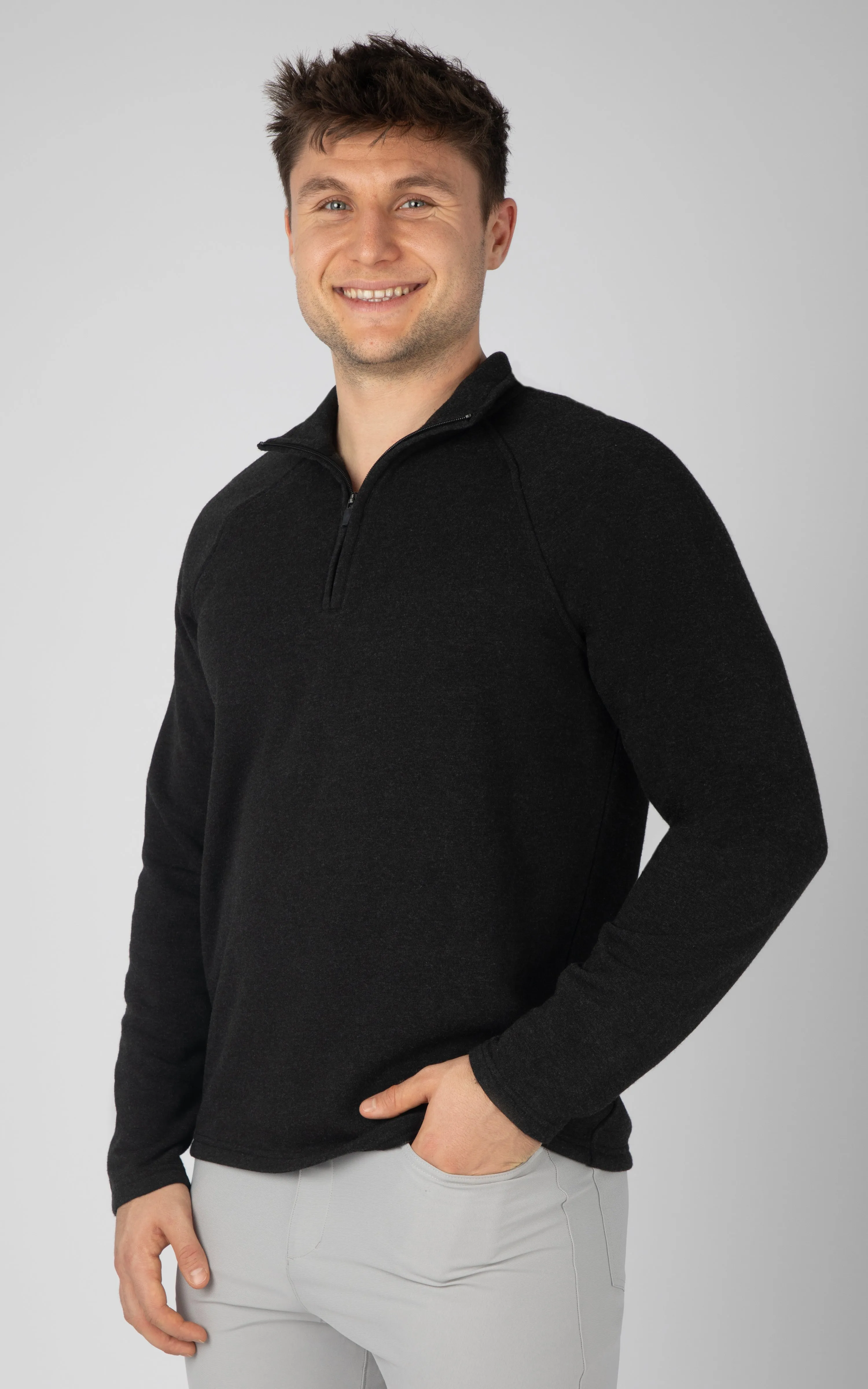 Mens Lightweight Comfytek Half Zip Top - Our Ocean Core Story sold by 90 Degree By Reflex product image thumbnail 5