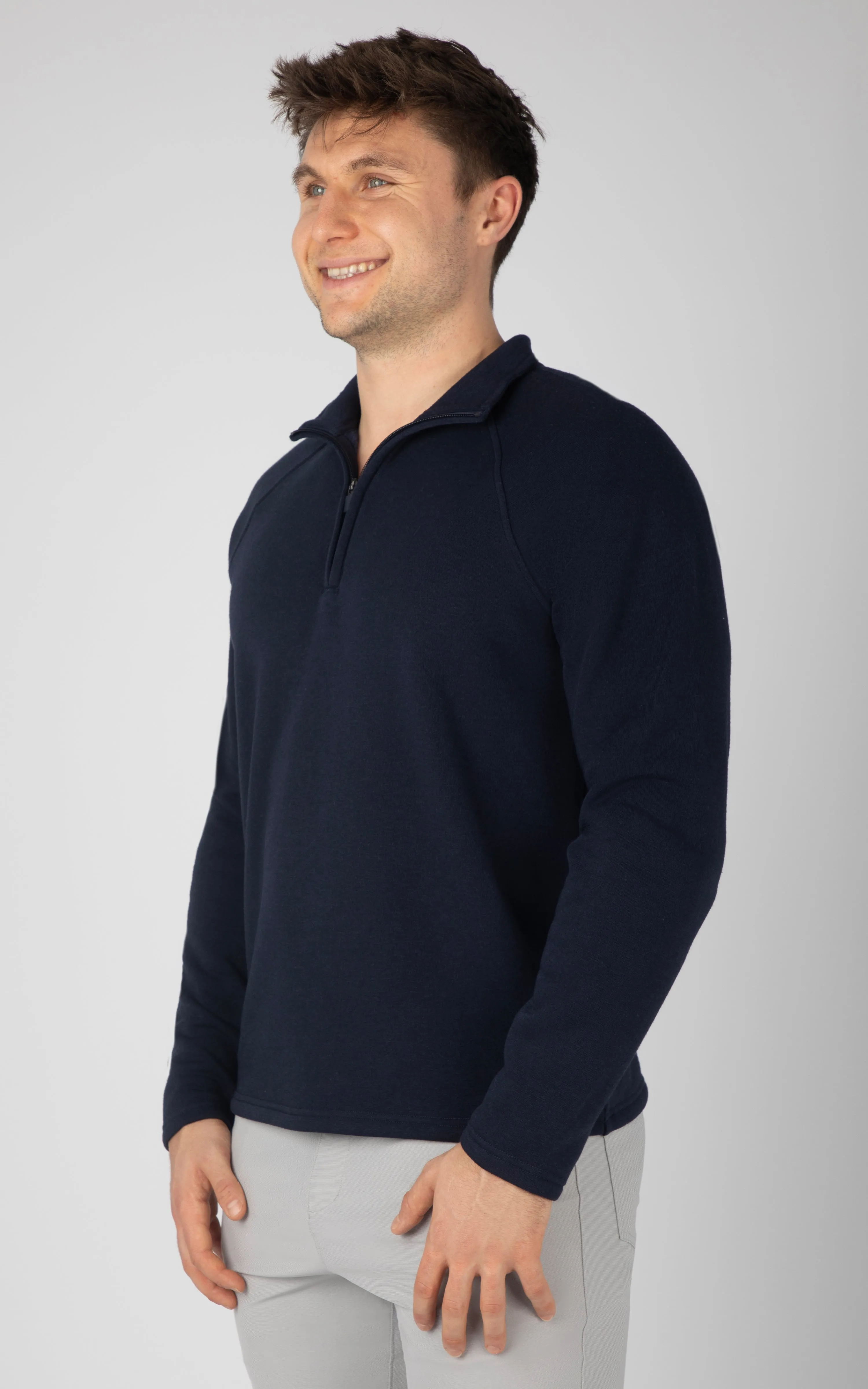 Mens Lightweight Comfytek Half Zip Top - Our Ocean Core Story sold by 90 Degree By Reflex product image thumbnail 2