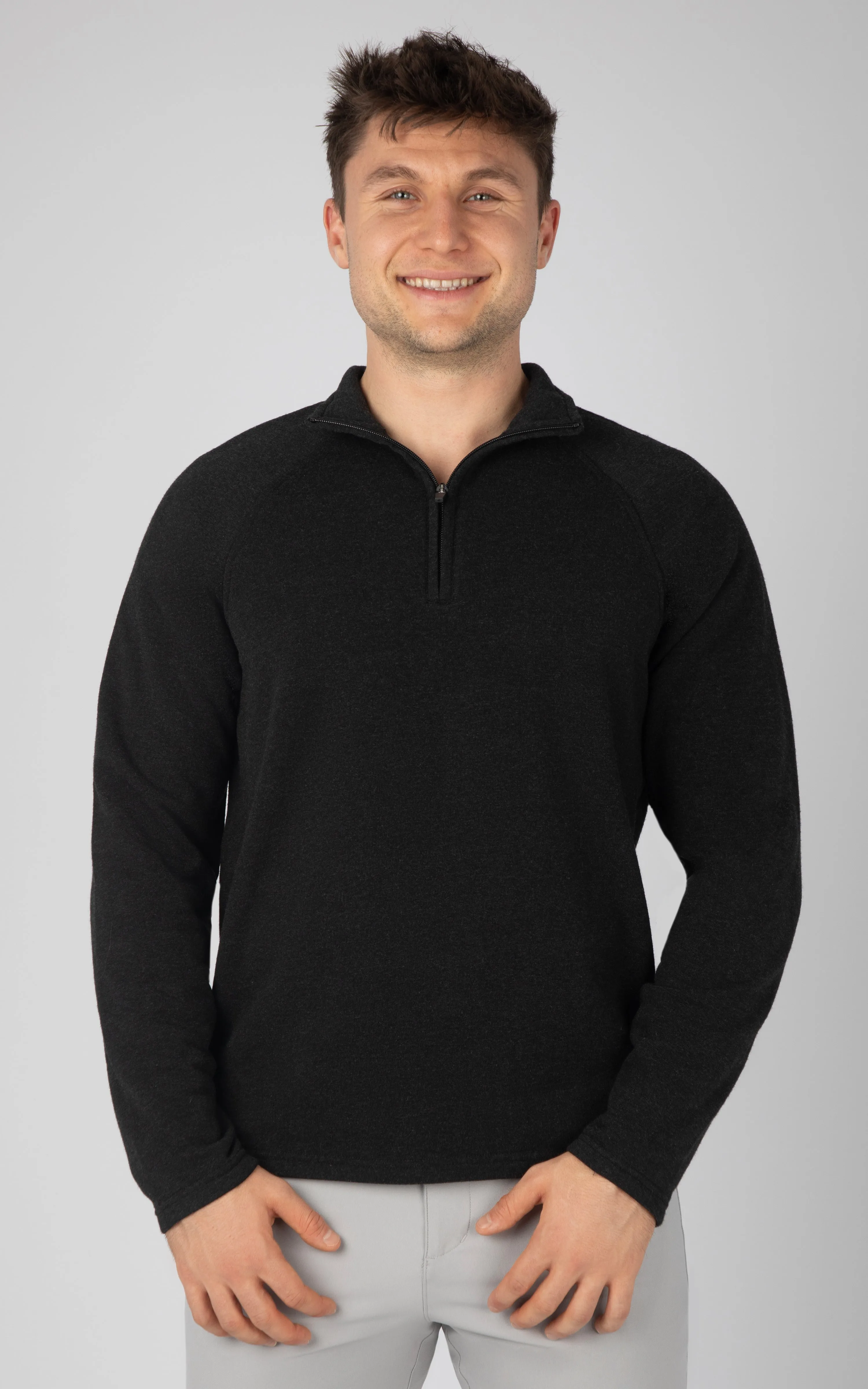 Mens Lightweight Comfytek Half Zip Top - Our Ocean Core Story sold by 90 Degree By Reflex product image thumbnail 4