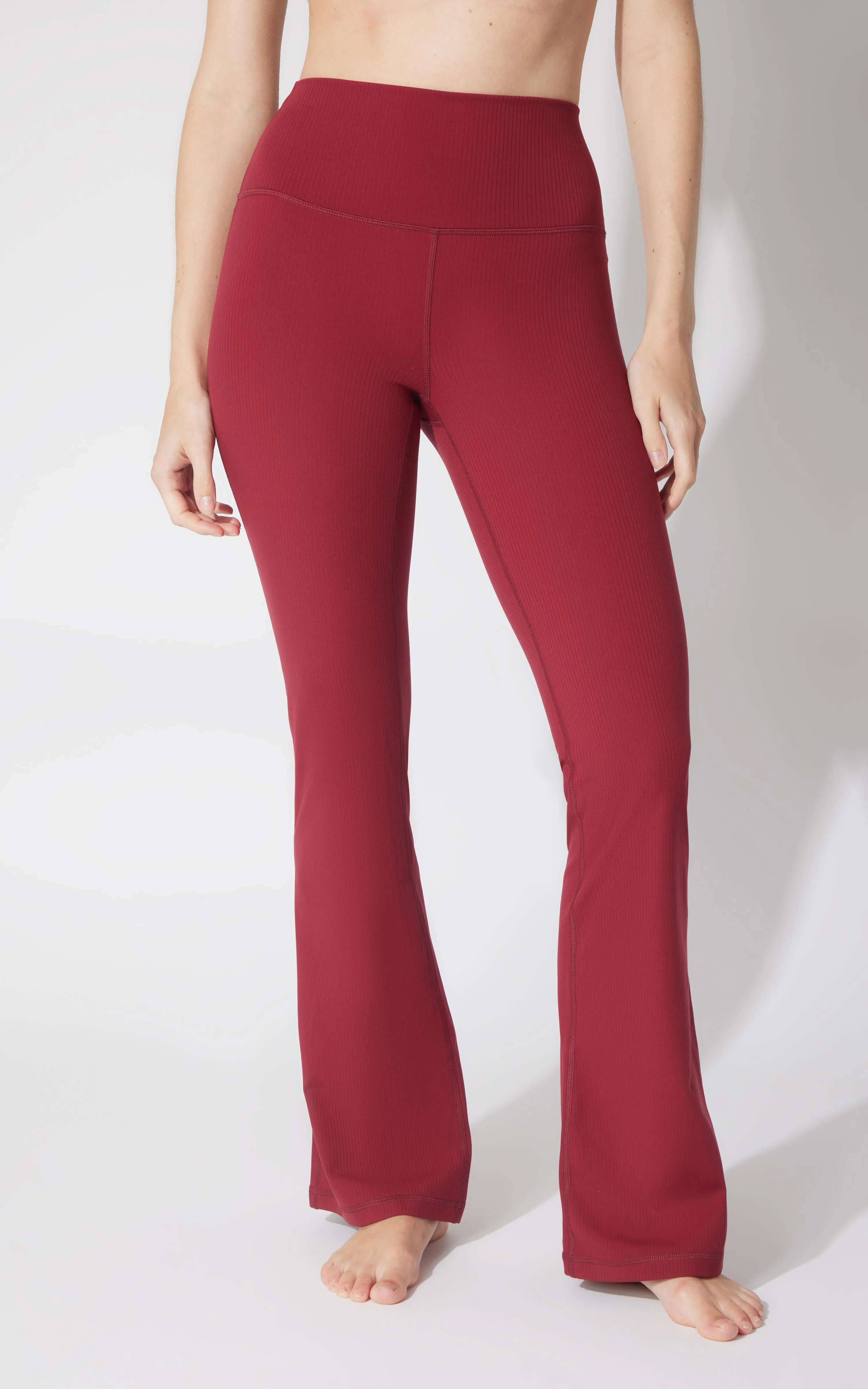 Felix Lux Ribbed Everyday Flared Pant - Our Earthy Story sold by 90 Degree By Reflex product image thumbnail 3