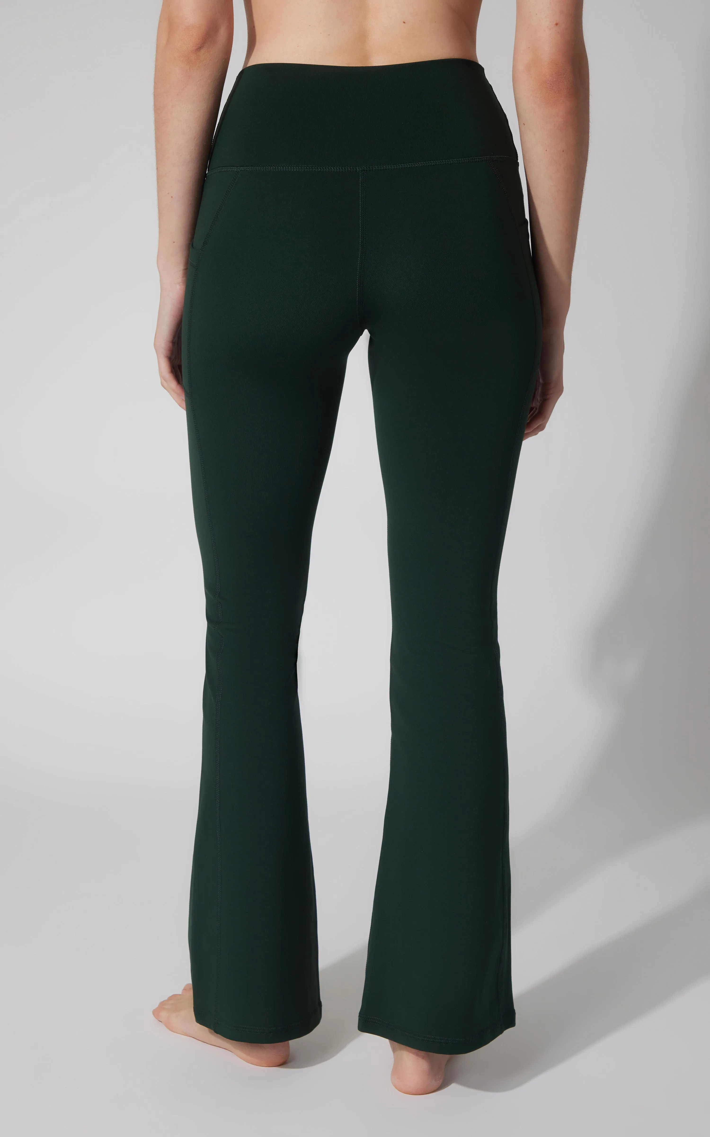 Polarlux Tribeca Elastic Free Full Length Side Pocket Flare Leg Pant - Our Earthy Story sold by 90 Degree By Reflex product image thumbnail 3