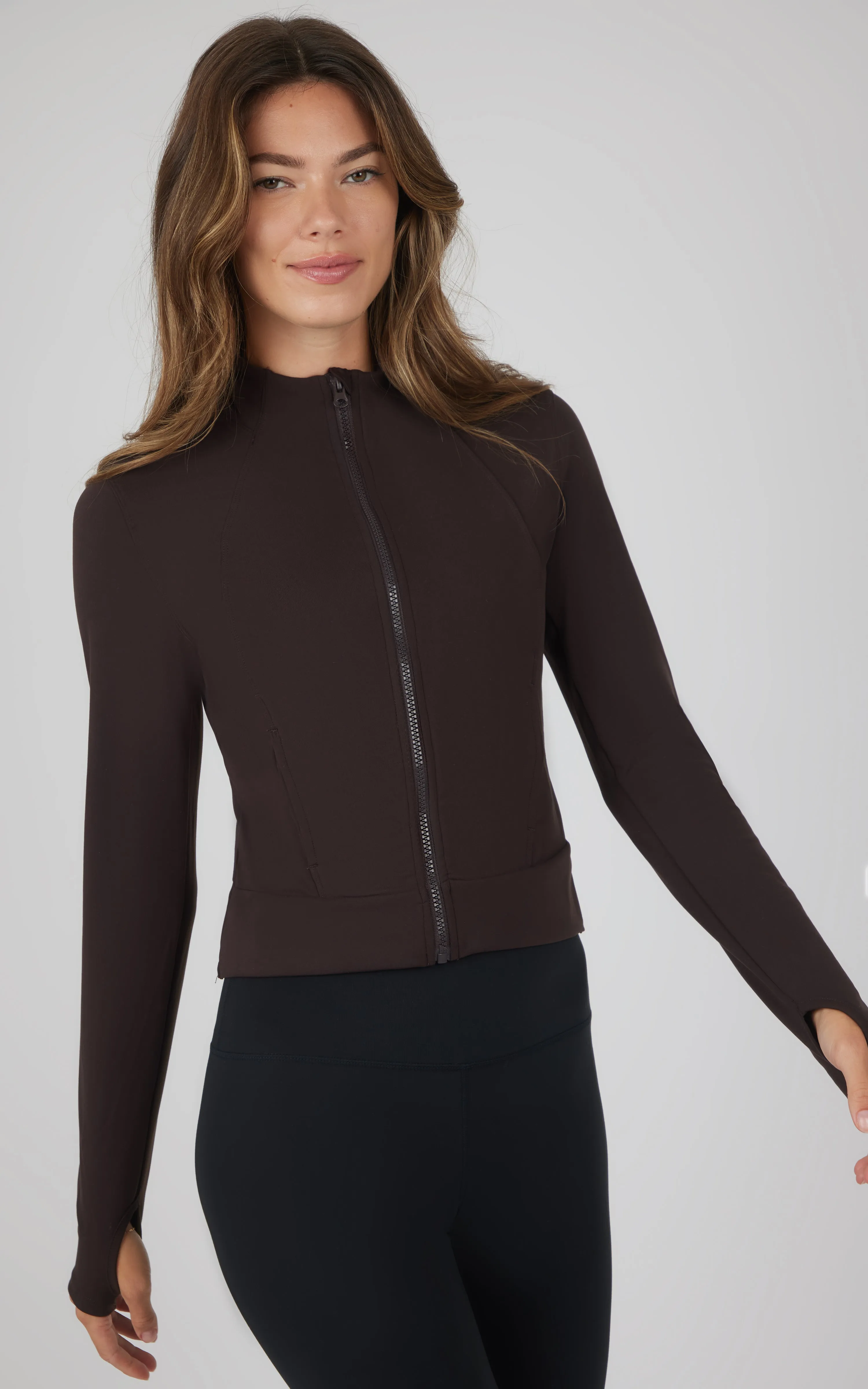 Lux Crosstrain Everyday Full Zip Jacket - Our Earthy Story sold by 90 Degree By Reflex product image thumbnail 5