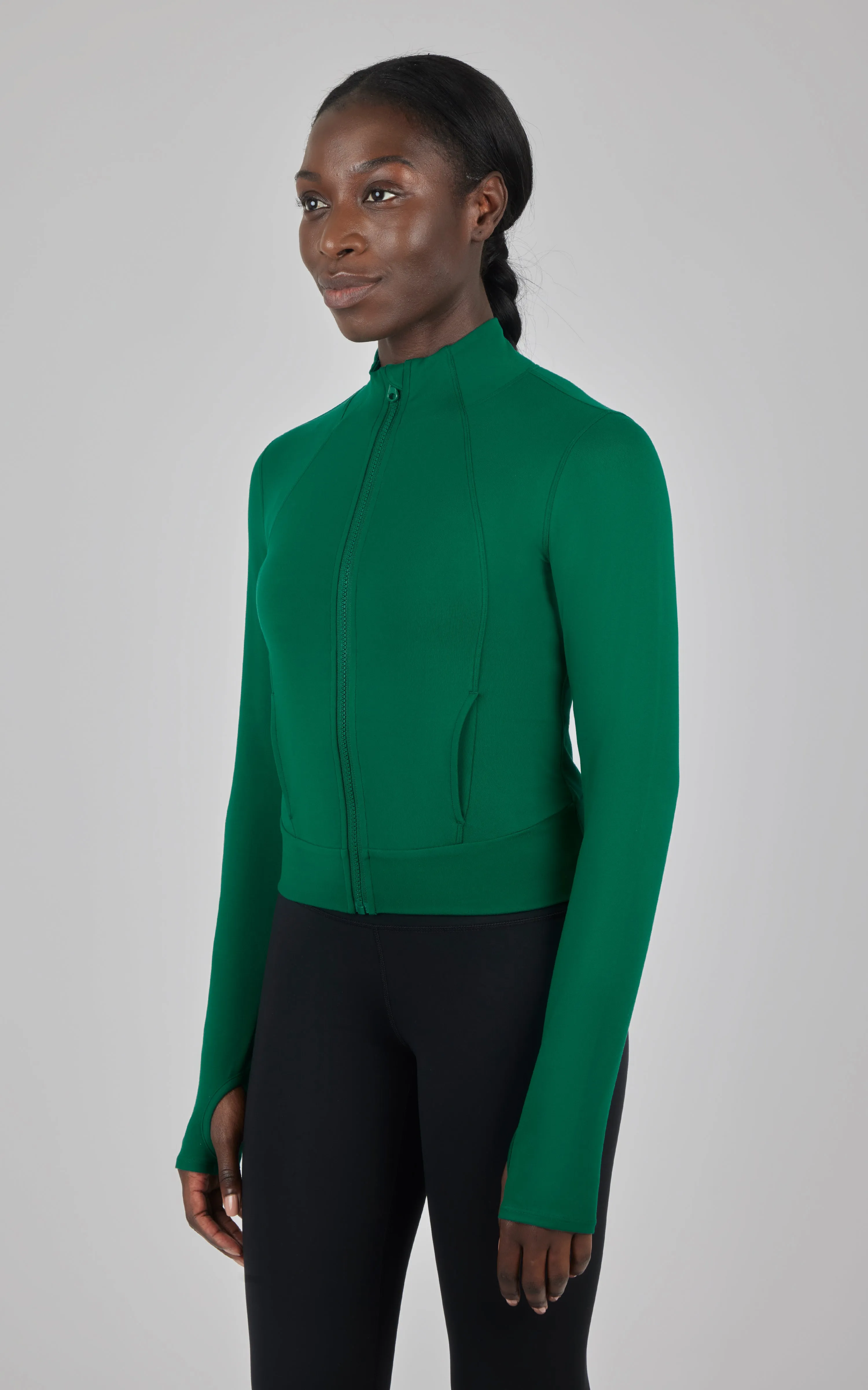 Lux Crosstrain Everyday Full Zip Jacket - Our Earthy Story sold by 90 Degree By Reflex product image thumbnail 2