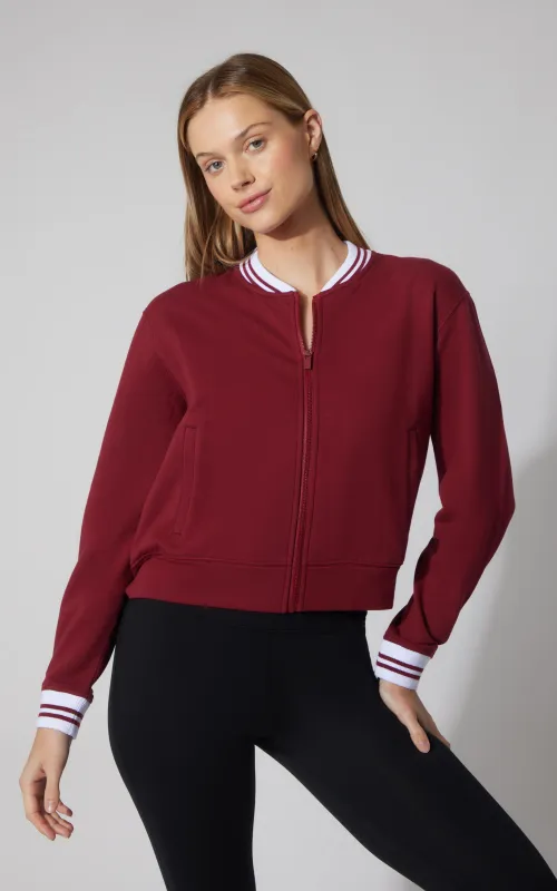 Cloud Plush Bomber Jacket sold by 90 Degree By Reflex