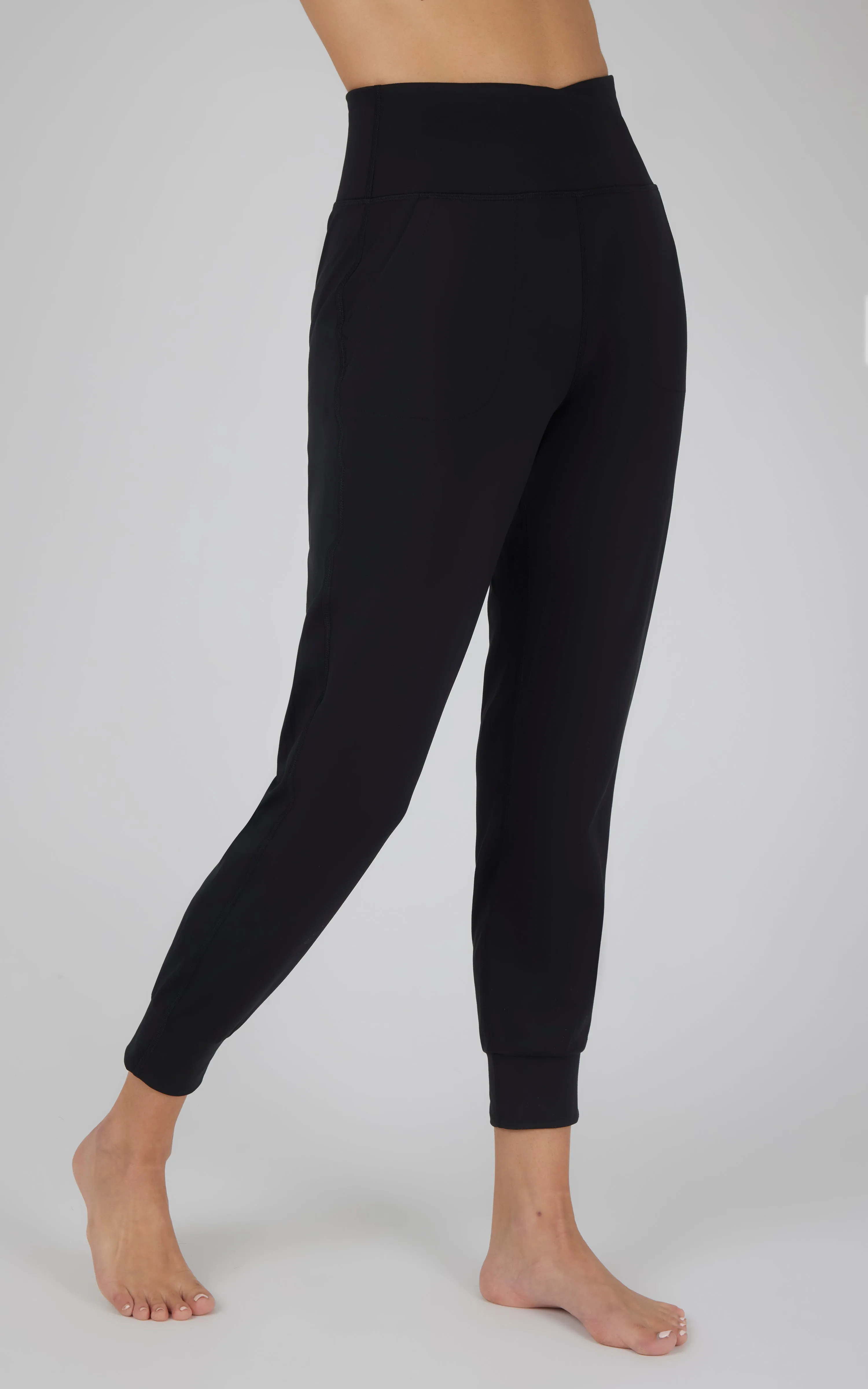 Lux Nola Crossover Waist Jogger sold by 90 Degree By Reflex product image thumbnail 4