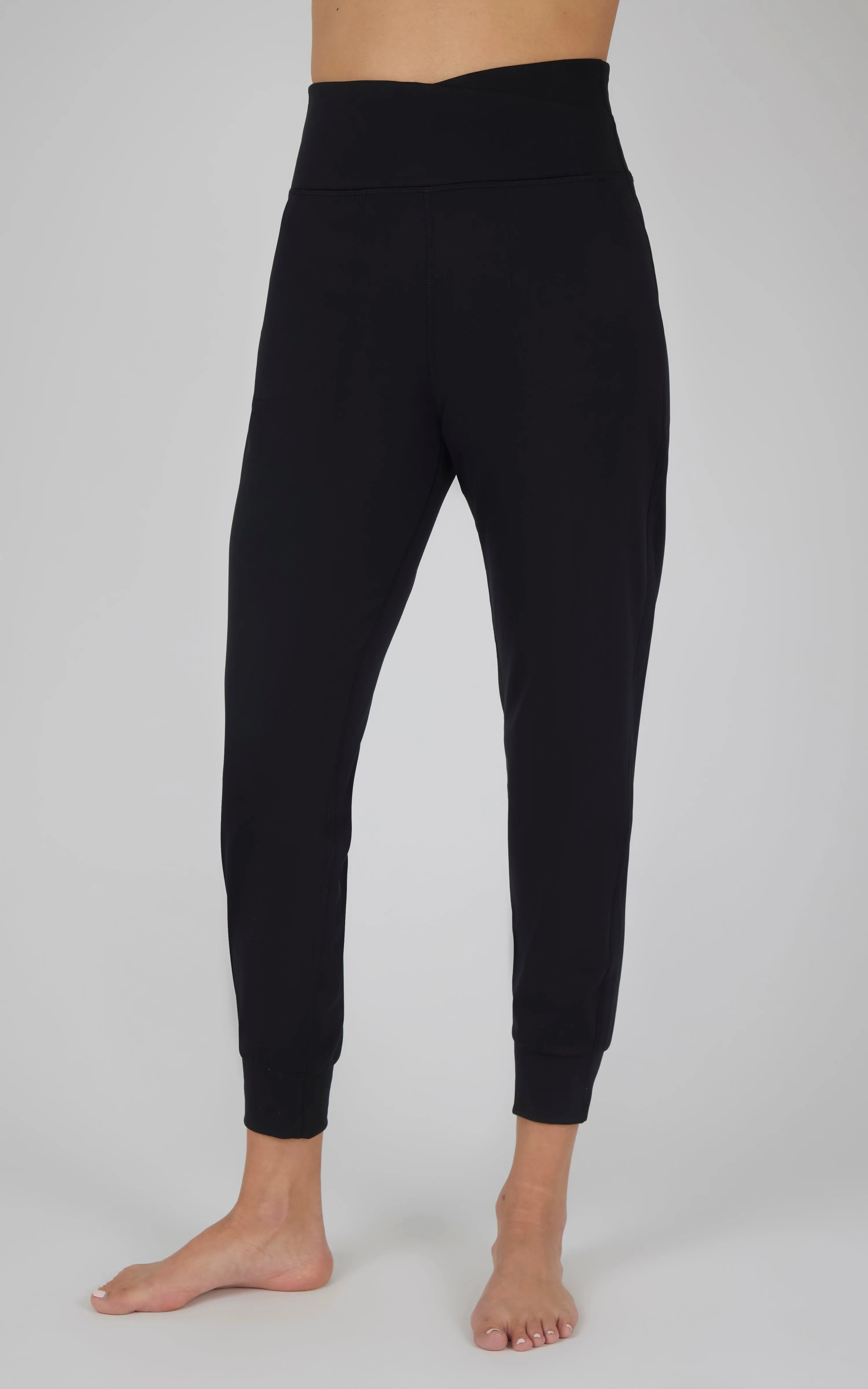 Lux Nola Crossover Waist Jogger sold by 90 Degree By Reflex