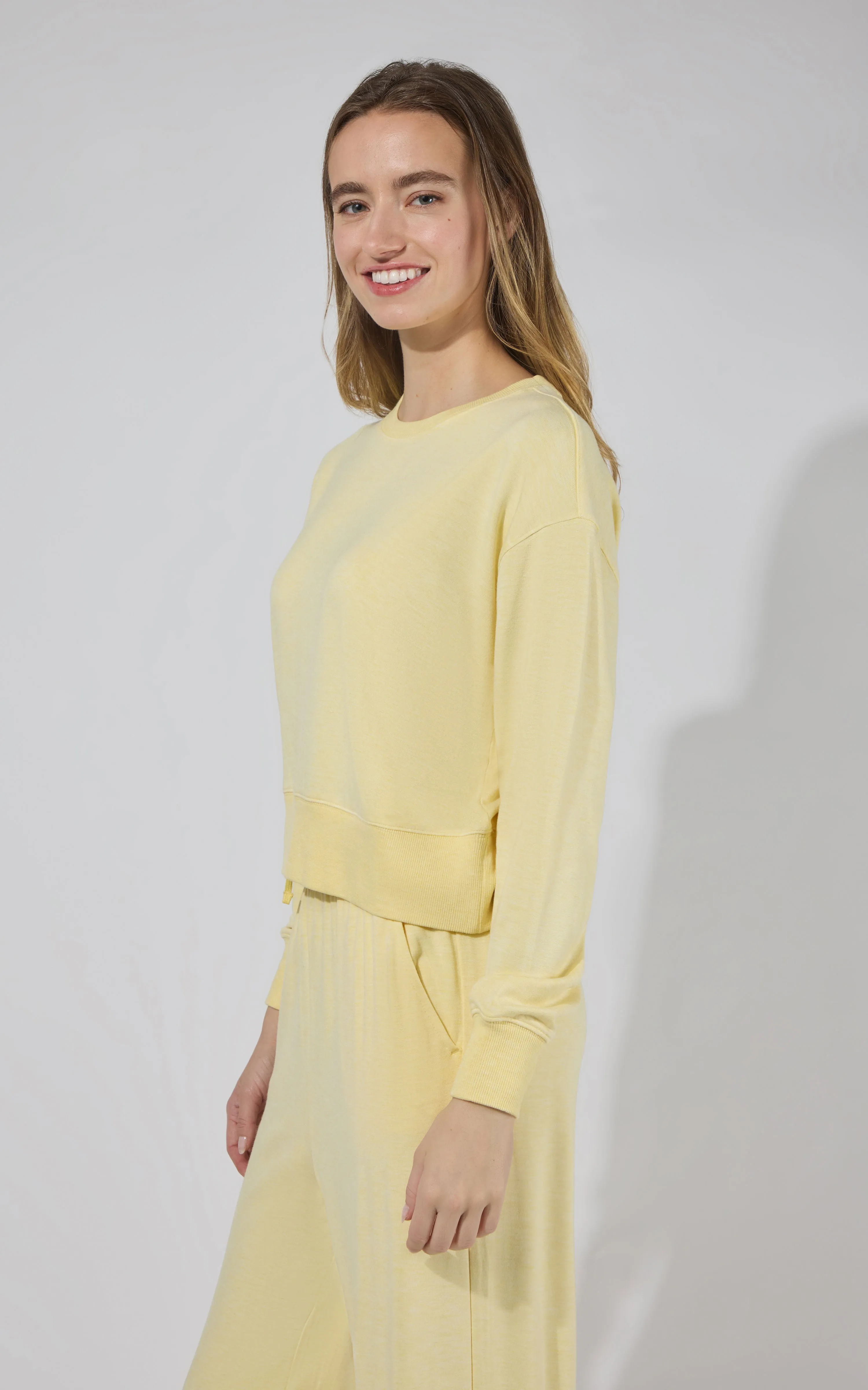 Modal Terry Crew Long Sleeve sold by 90 Degree By Reflex product image thumbnail 4