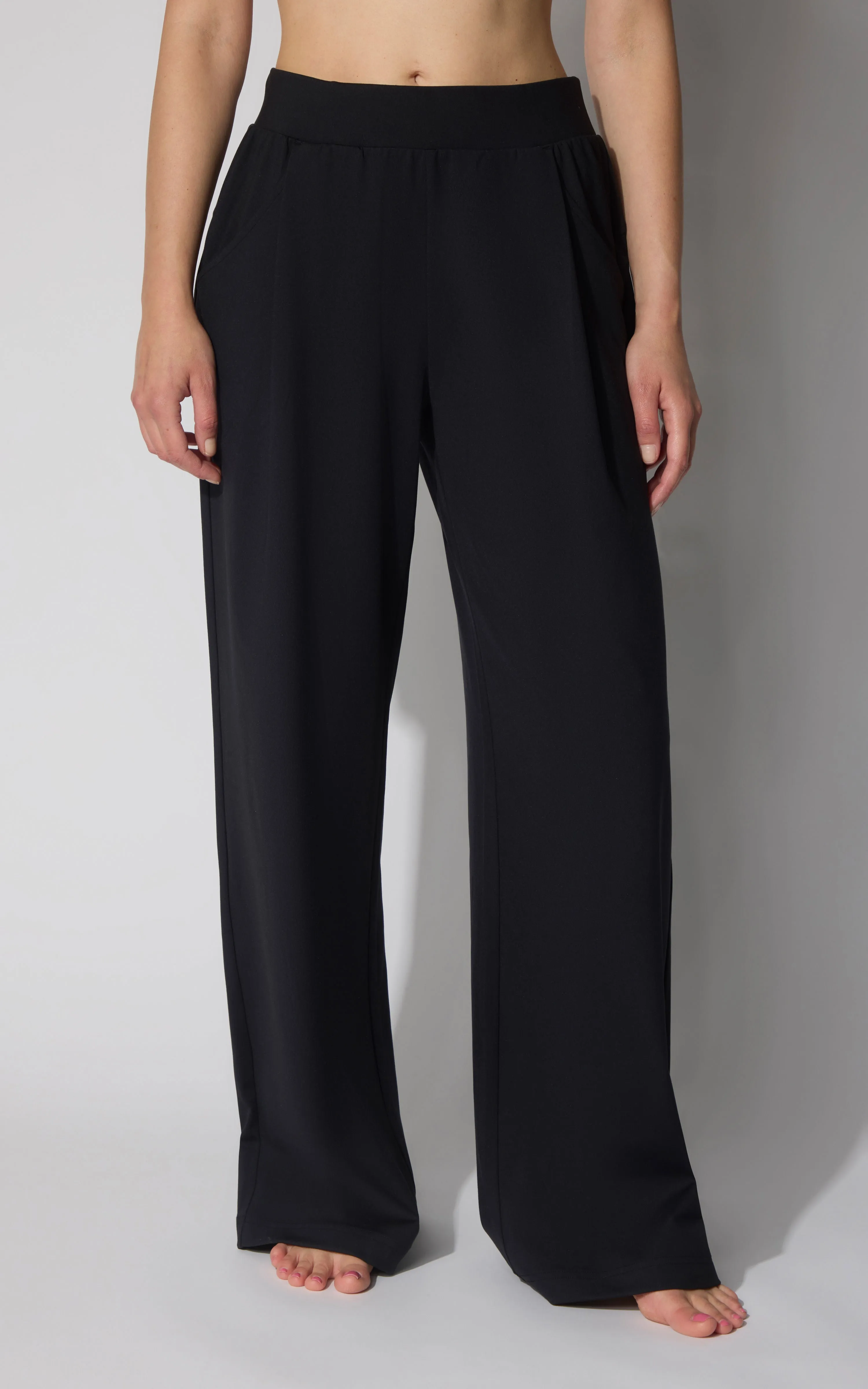 Lux Park Ave Wide Leg Pleated Pant W/ Side Pockets sold by 90 Degree By Reflex product image thumbnail 5