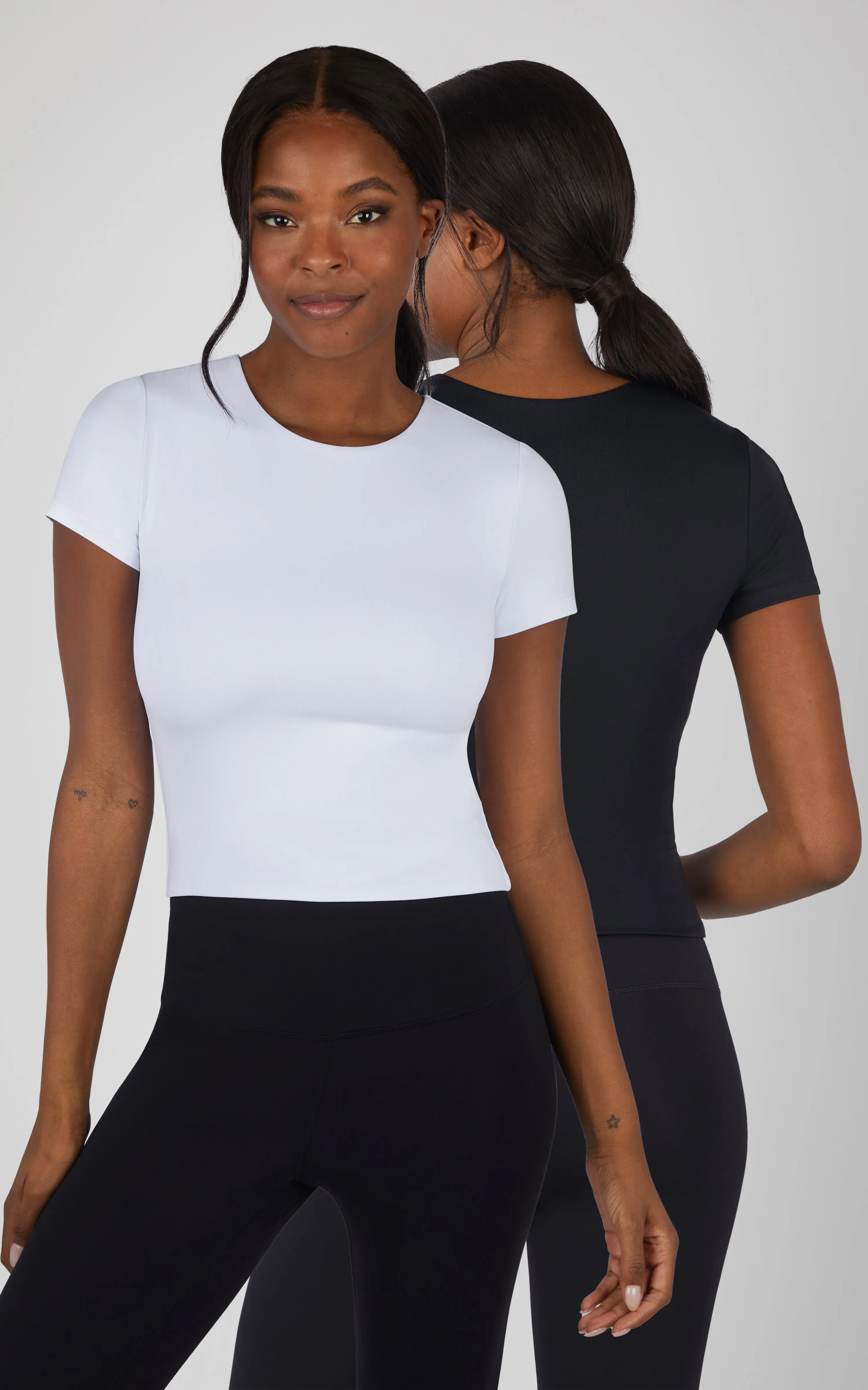 2 PK Crew Neck Tee sold by 90 Degree By Reflex product image thumbnail 2