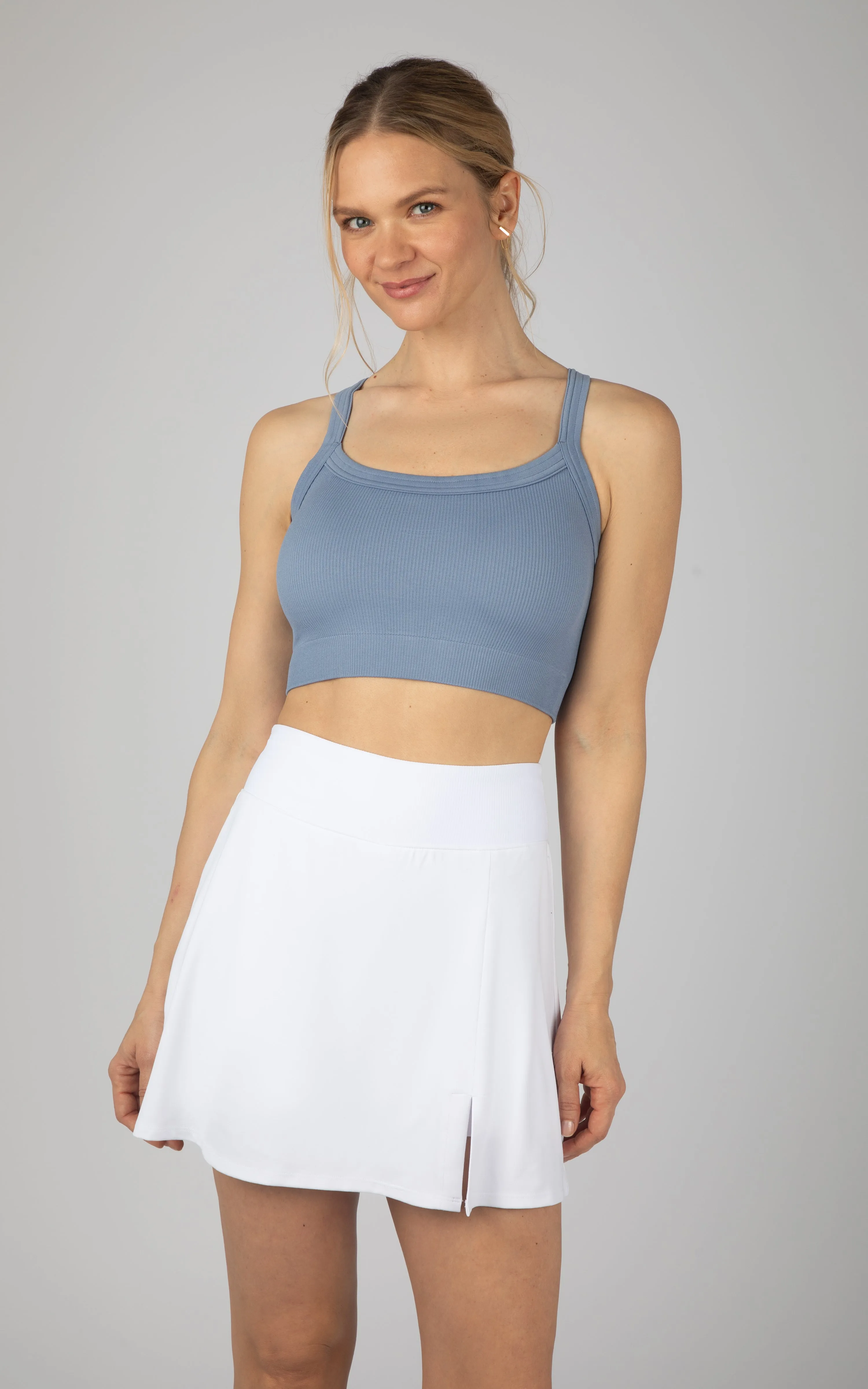 2-Pack Ribbed Seamless Claire Strappy Back Tank sold by 90 Degree By Reflex product image thumbnail 3