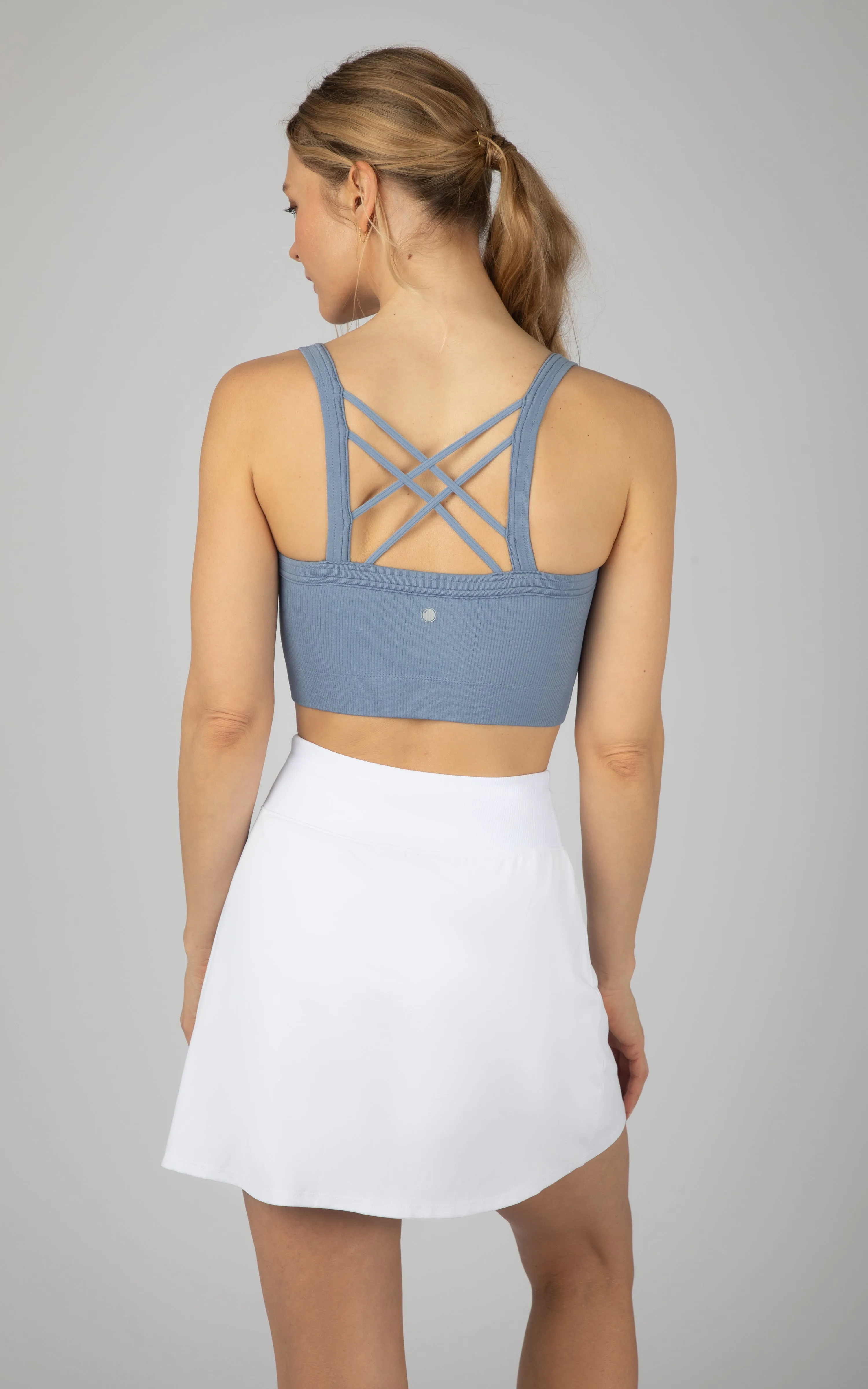 2-Pack Ribbed Seamless Claire Strappy Back Tank sold by 90 Degree By Reflex product image thumbnail 2