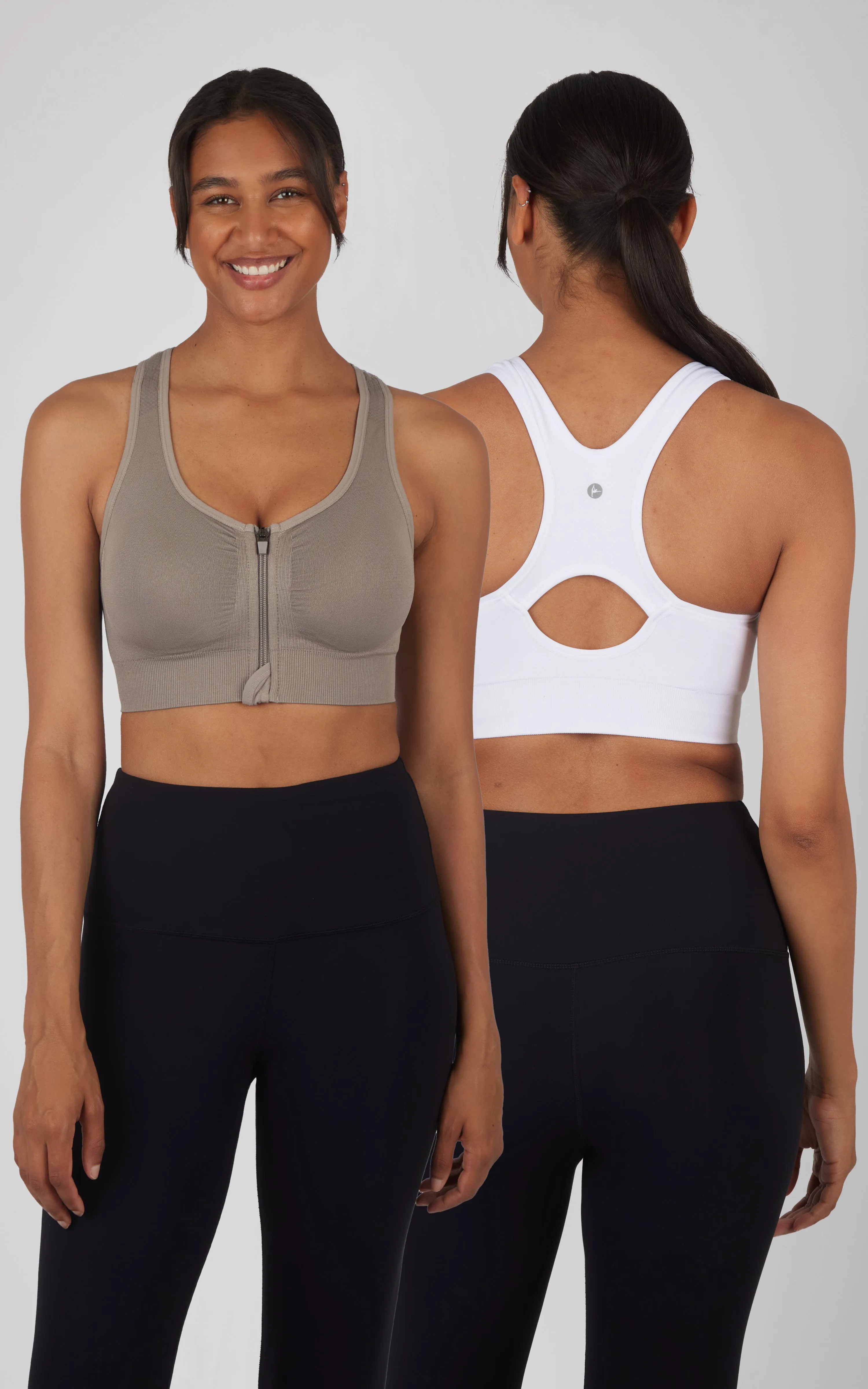 Bianca 2-pack V-neck Rib 90 Degree By Reflex Women's Pack Front