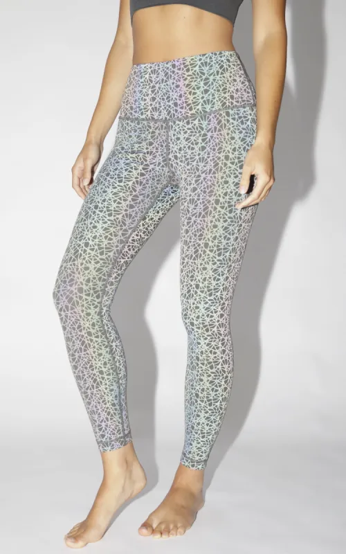 Reflective Lux High Waist 7/8 Ankle Legging sold by 90 Degree By Reflex