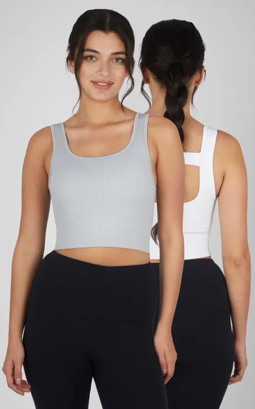 2 PK Waffle Bra sold by 90 Degree By Reflex