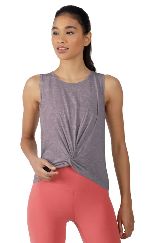 Front Twist Tank Top sold by 90 Degree By Reflex