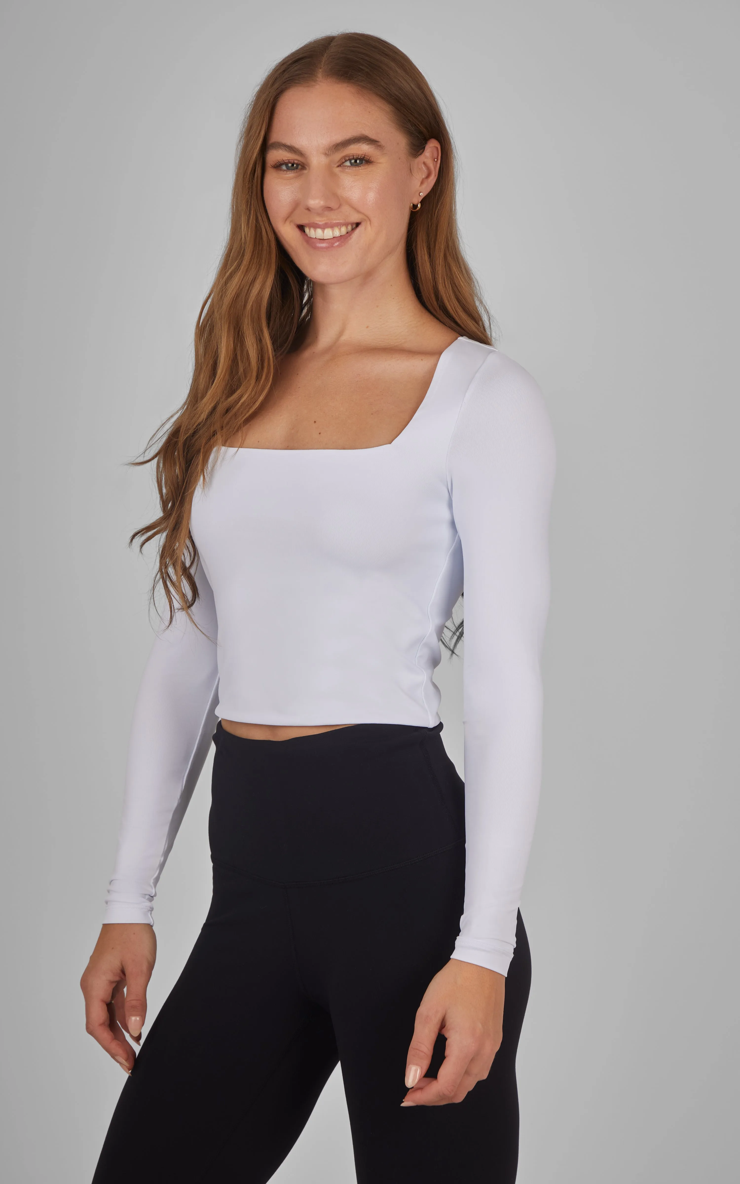 2 Pack Contour Olivia Square Neck Crop Top sold by 90 Degree By Reflex product image thumbnail 4