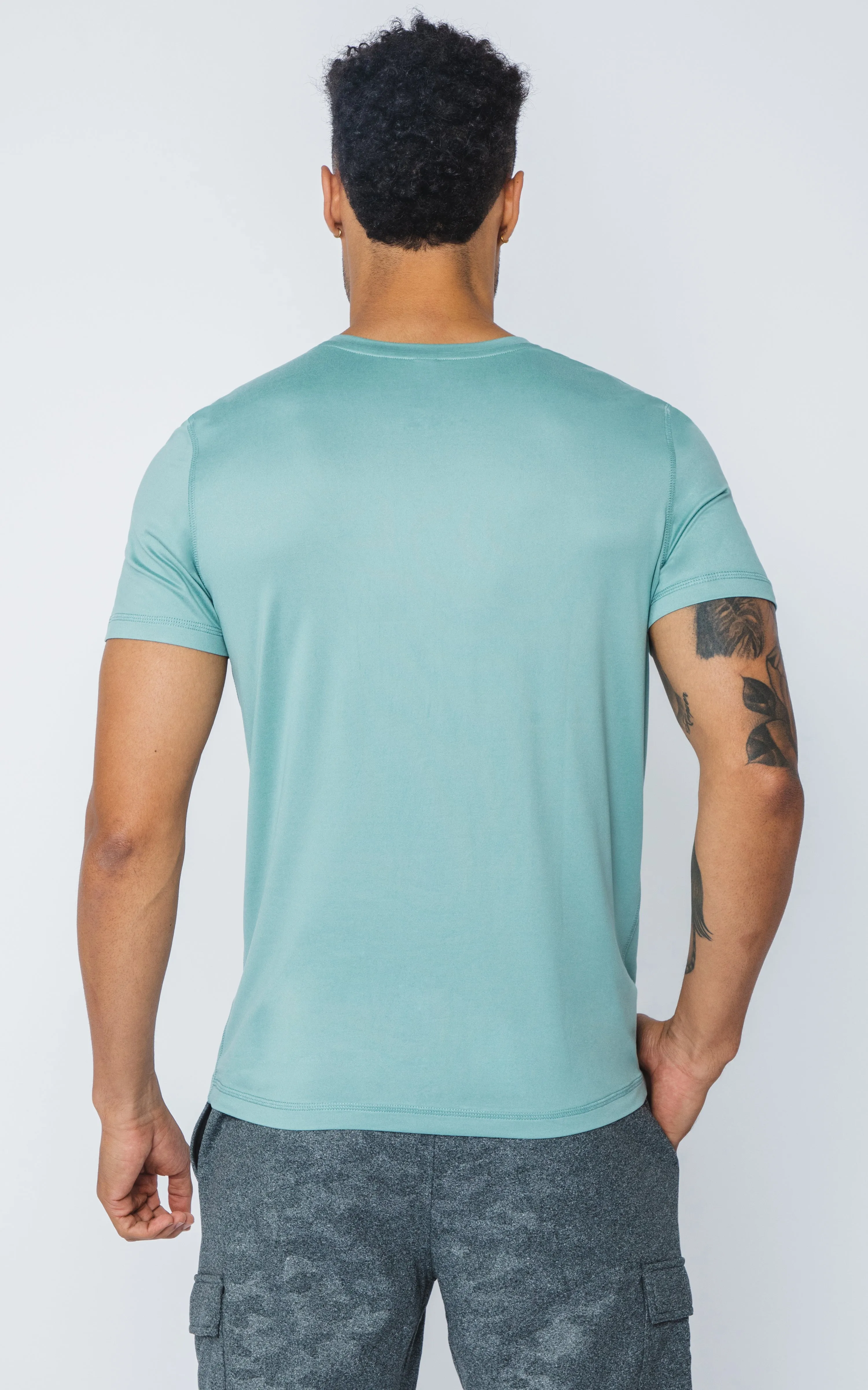 Mens V-Neck Short Sleeve Shirt sold by 90 Degree By Reflex product image thumbnail 3
