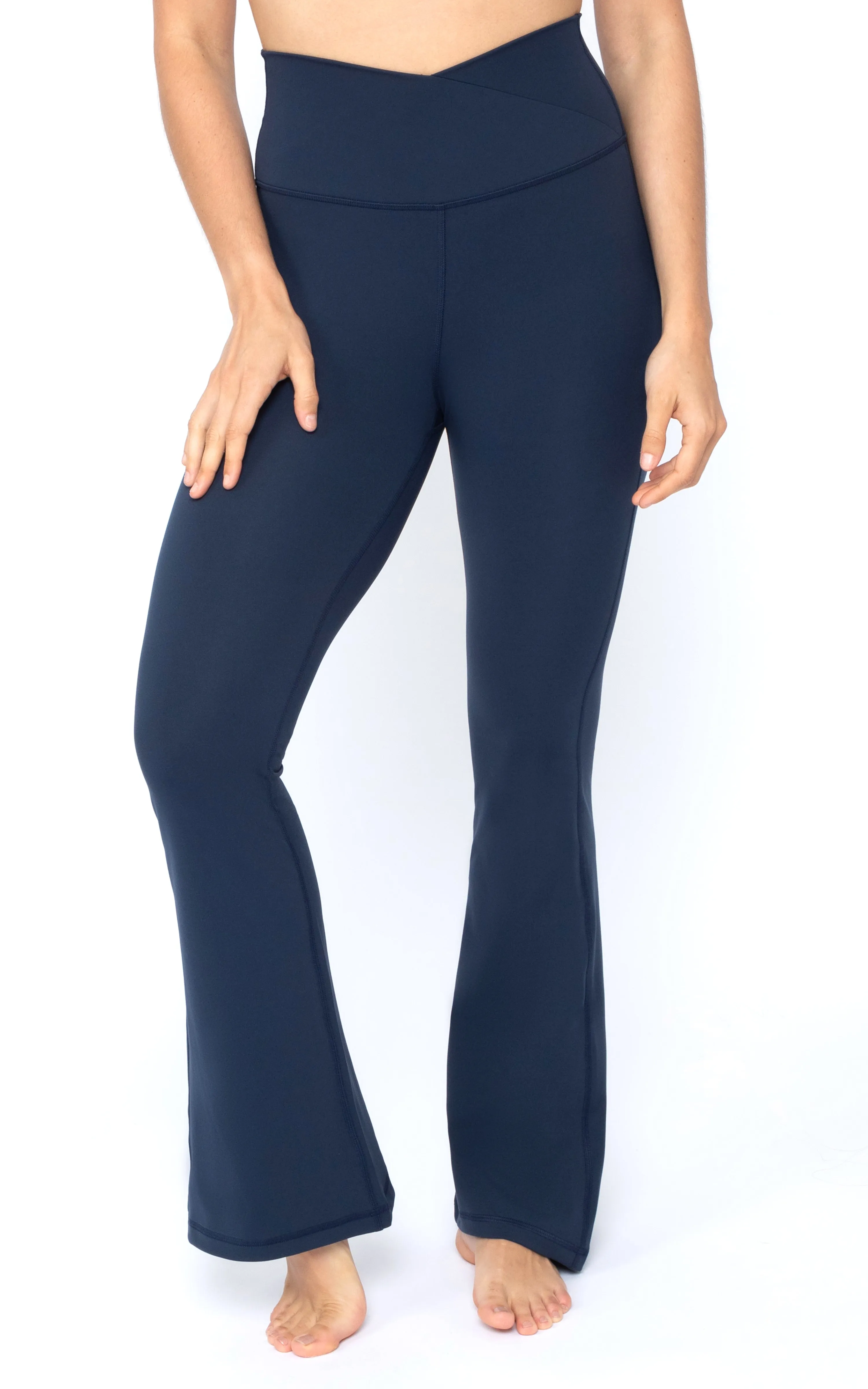 Wonderlink Madison Crossover V-Back Flared Pant sold by 90 Degree By Reflex product image thumbnail 3