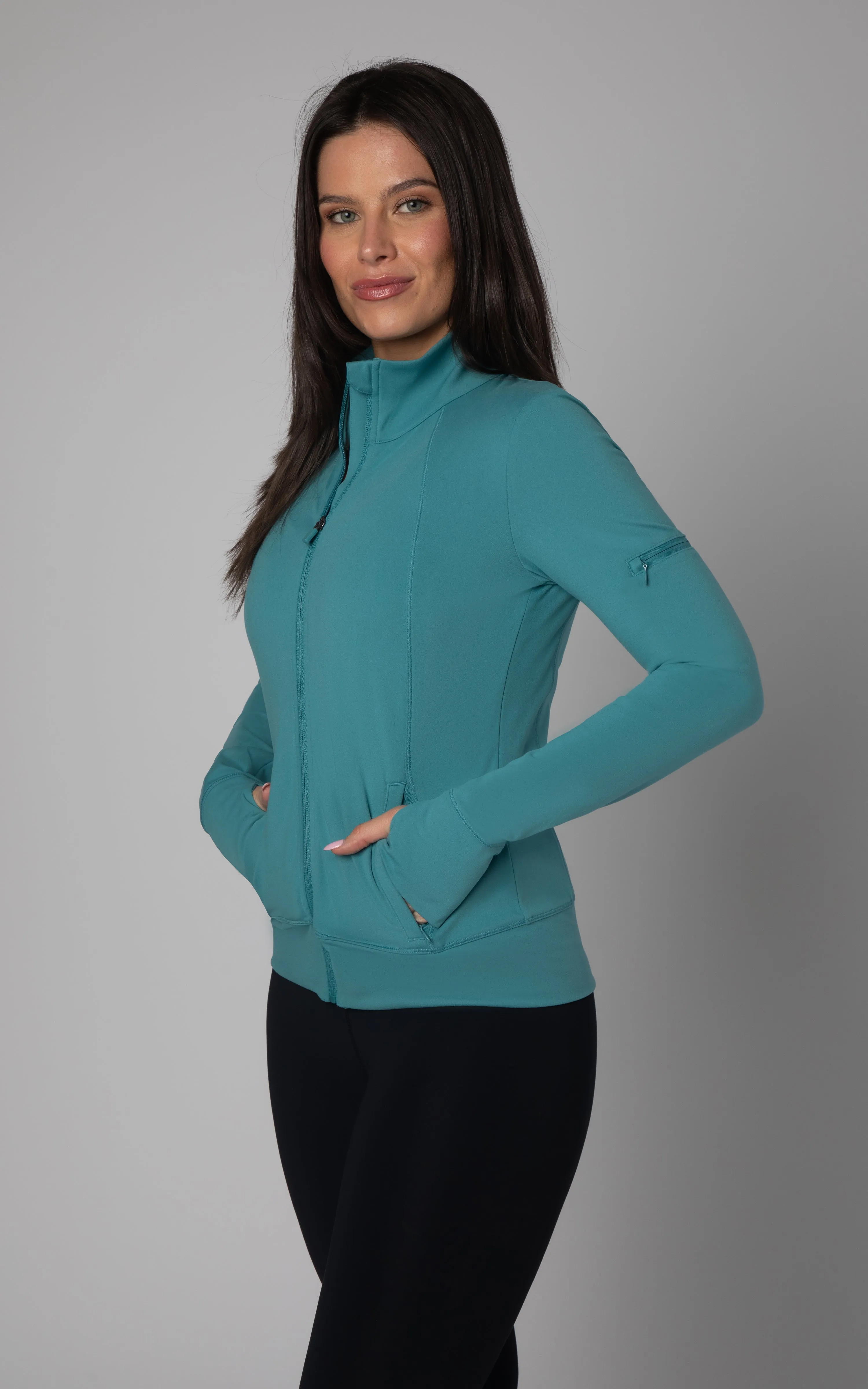 Lux Performance Jacket with Zip Sleeve Pocket sold by 90 Degree By Reflex product image thumbnail 3
