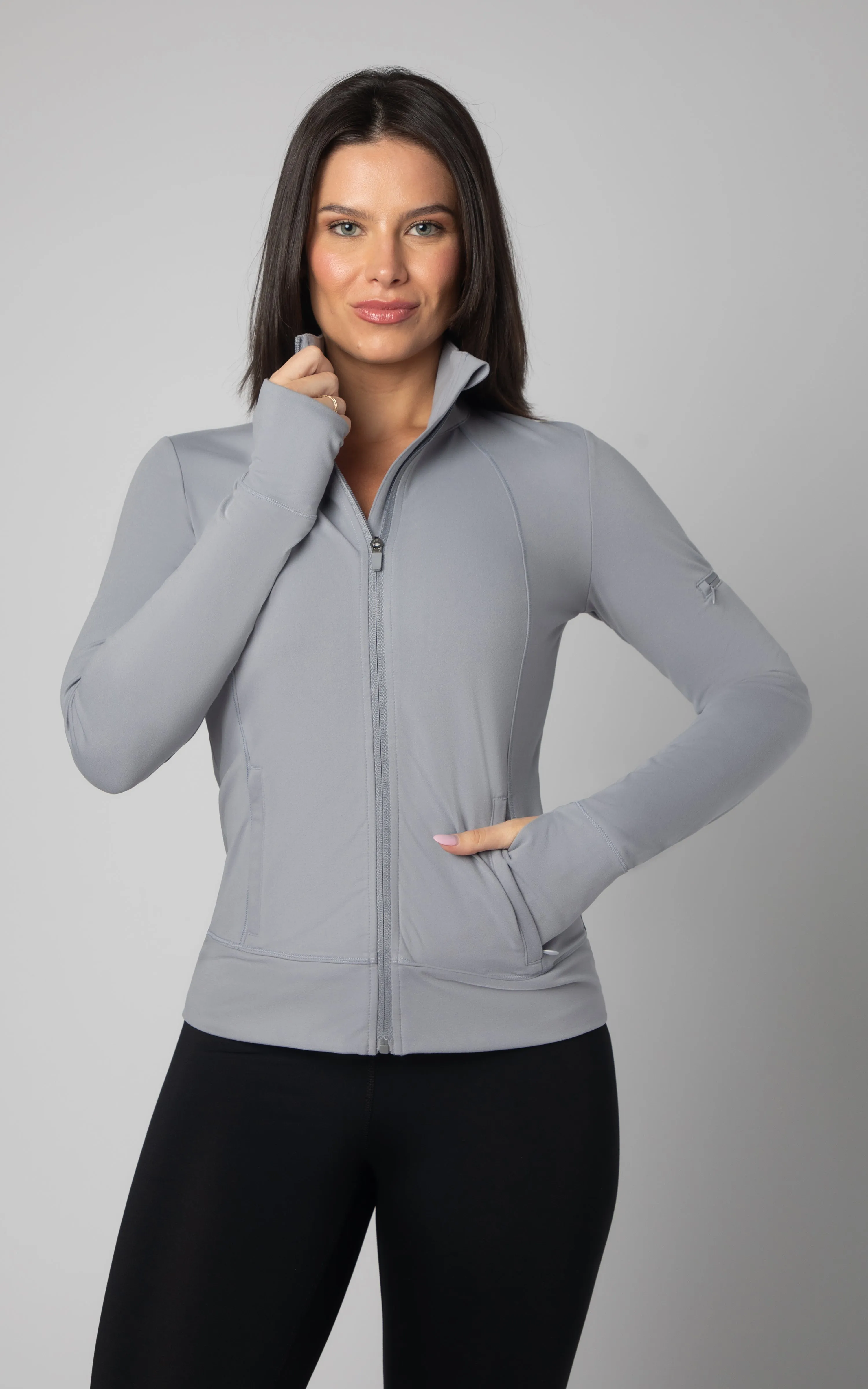Lux Performance Jacket with Zip Sleeve Pocket sold by 90 Degree By Reflex product image thumbnail 4