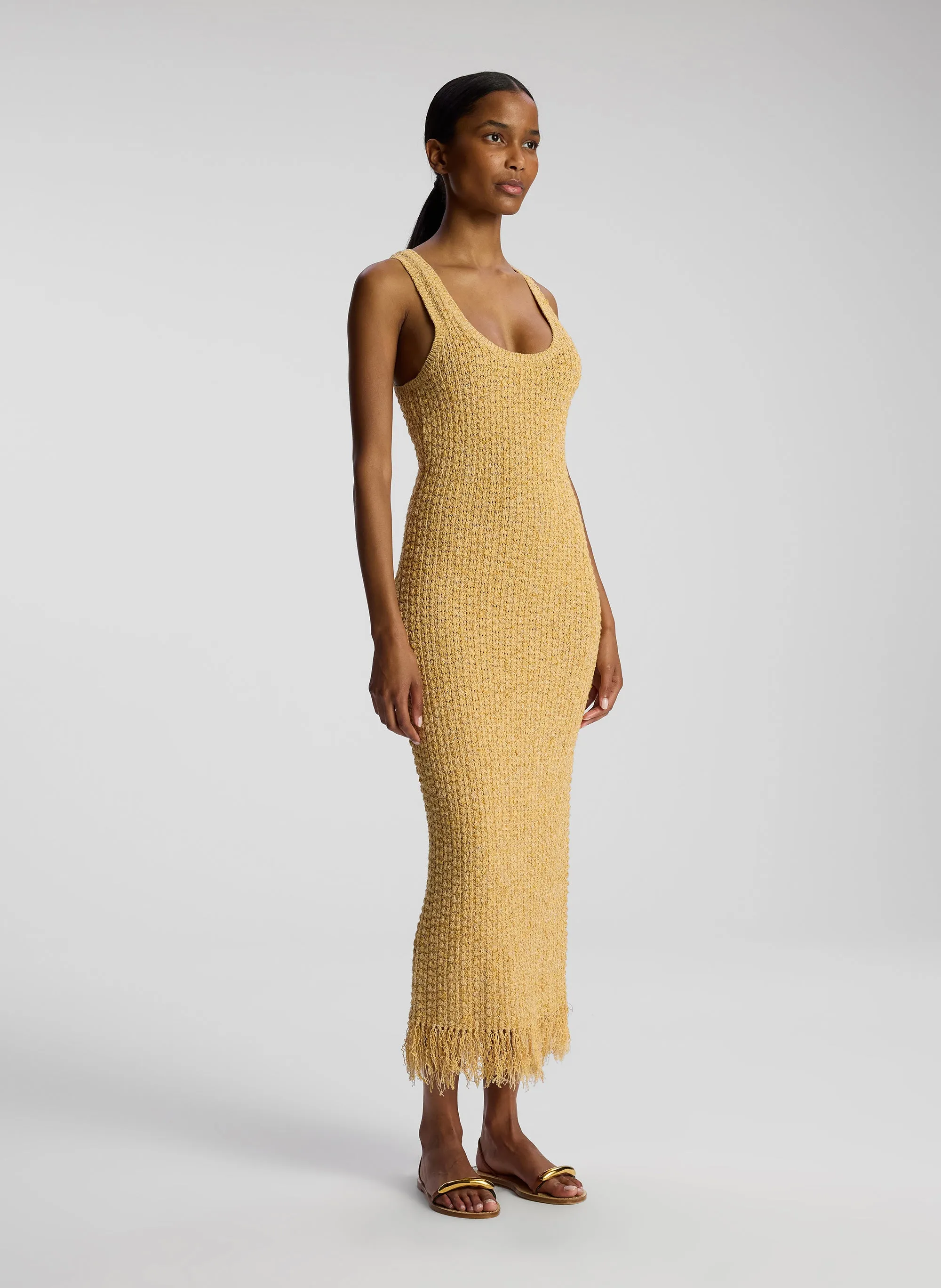 Clementine Bouclé Knit Midi Dress sold by A.L.C. product image thumbnail 3