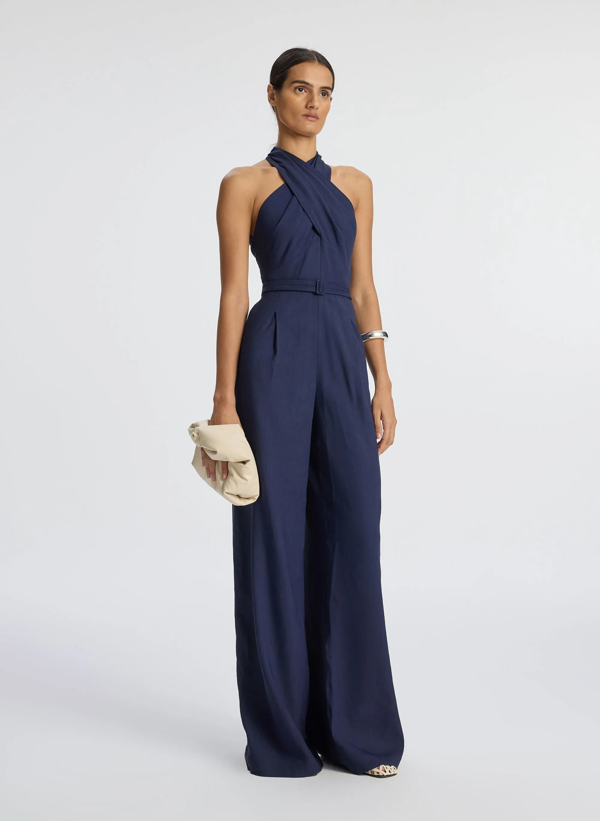 Murphy II Stretch Linen Jumpsuit sold by A.L.C. product image thumbnail 4