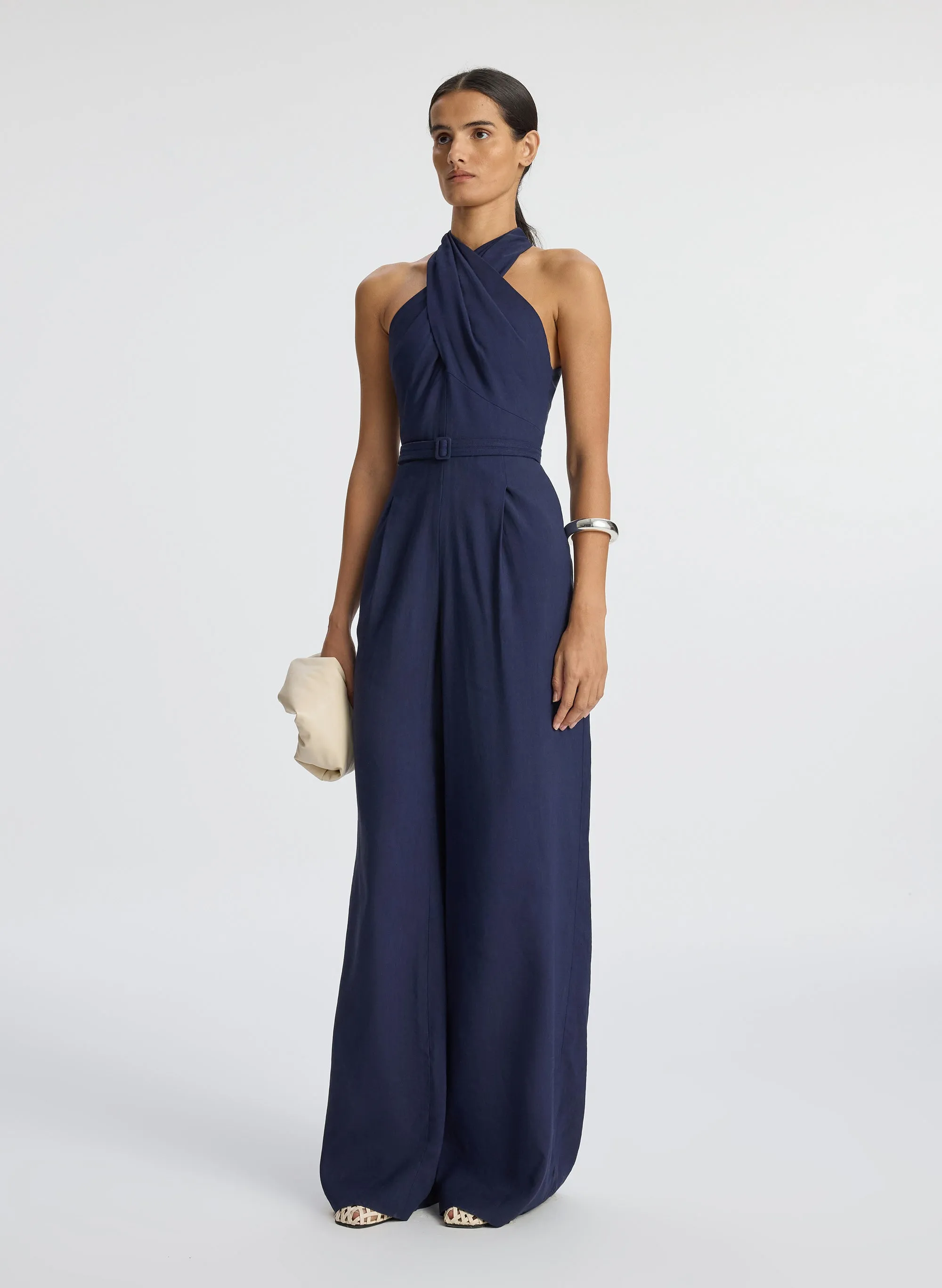 Murphy II Stretch Linen Jumpsuit sold by A.L.C. product image thumbnail 5