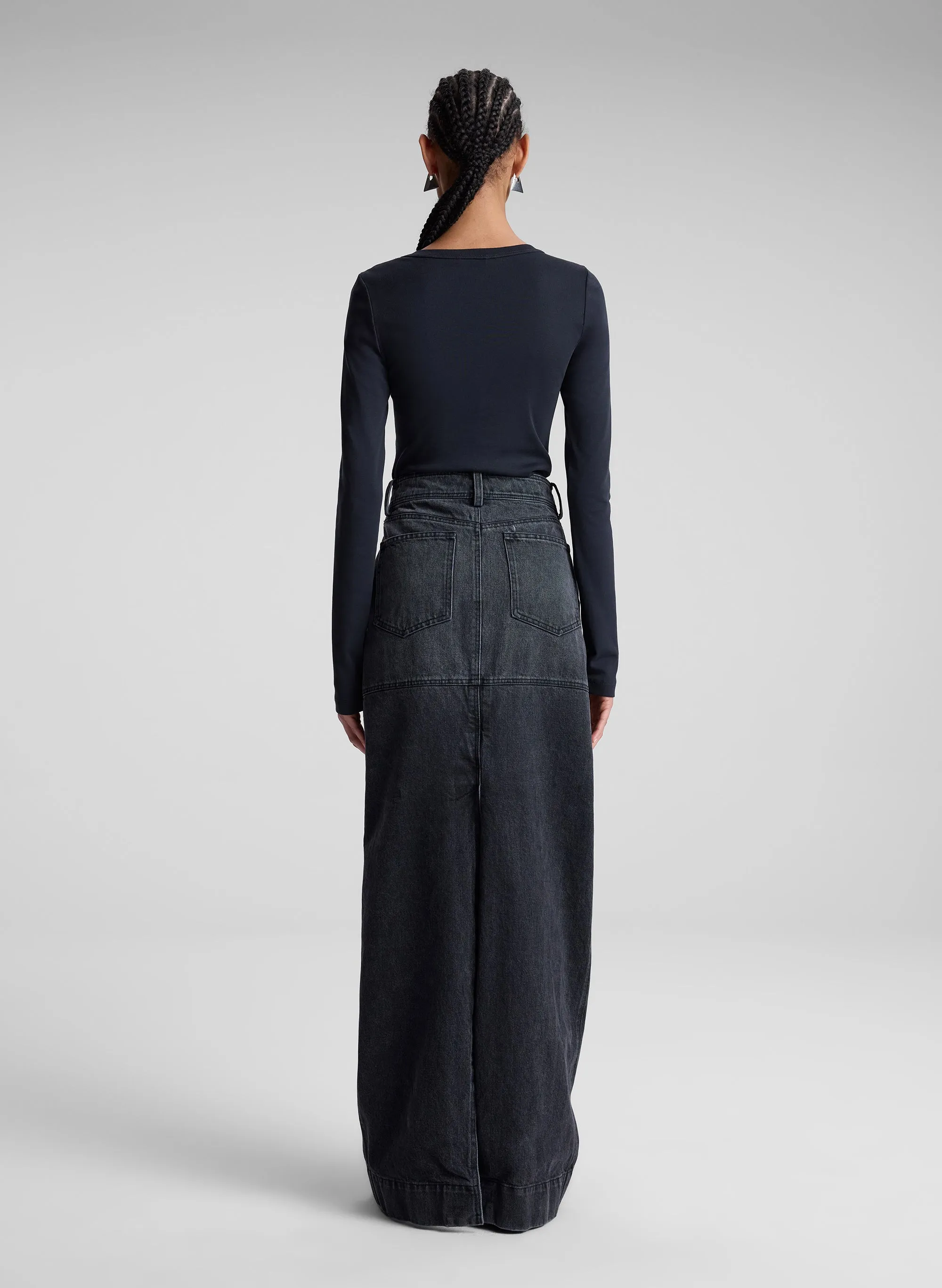 Ari Cotton Rib Long Sleeve Tee sold by A.L.C. product image thumbnail 5