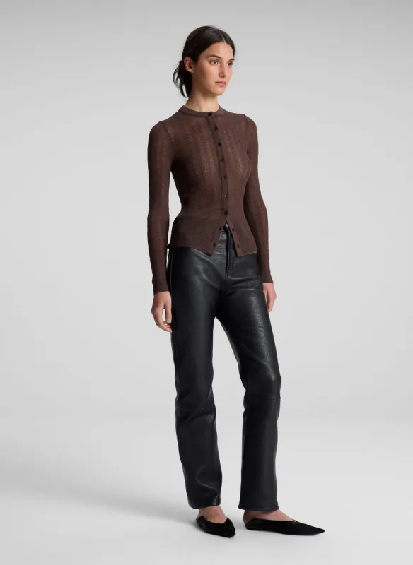 Marley Alpaca Cardigan made by A.L.C.