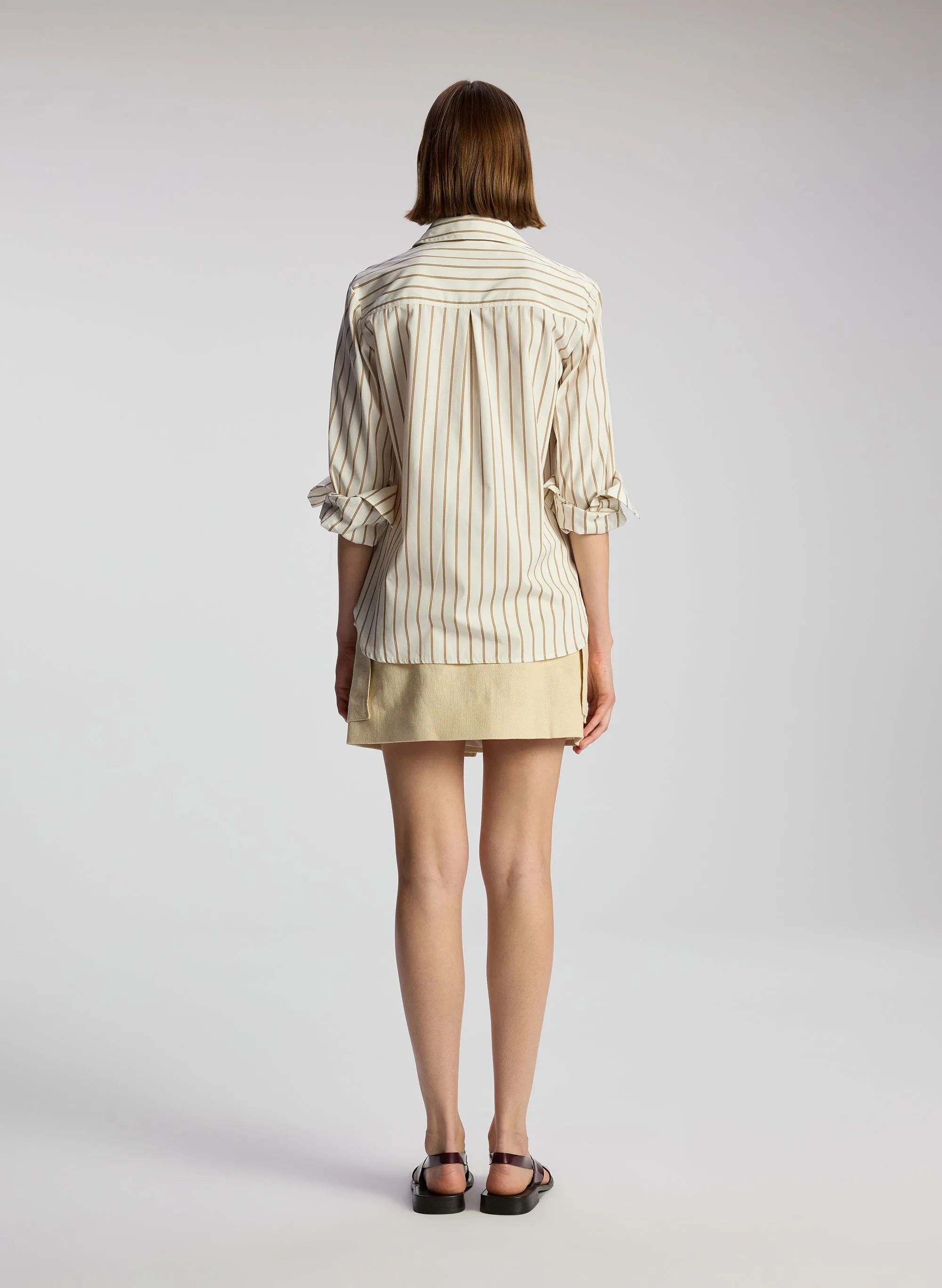 Aiden Striped Cotton Shirt sold by A.L.C. product image thumbnail 5