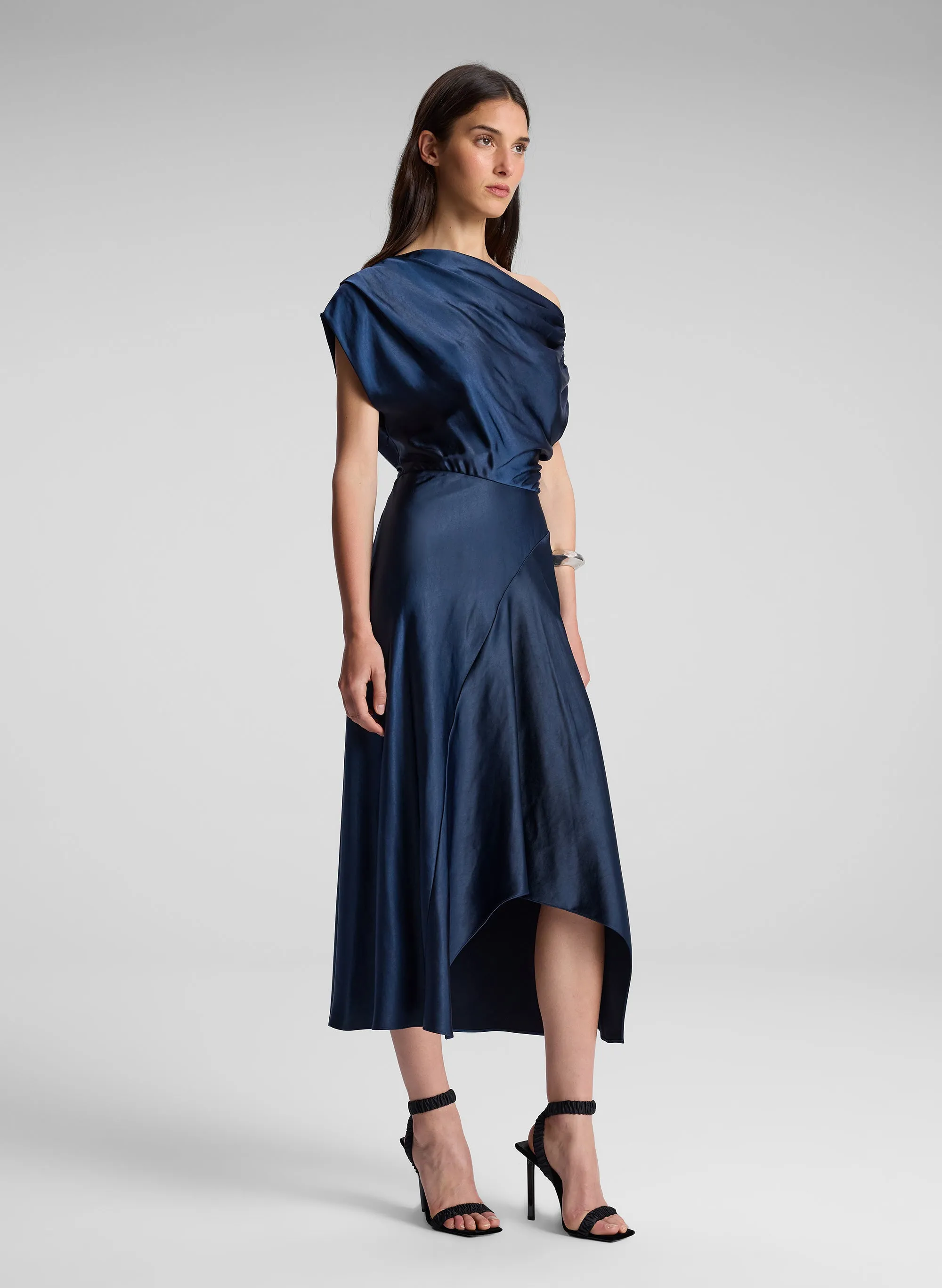 Jasmine Satin Midi Dress sold by A.L.C. product image thumbnail 4