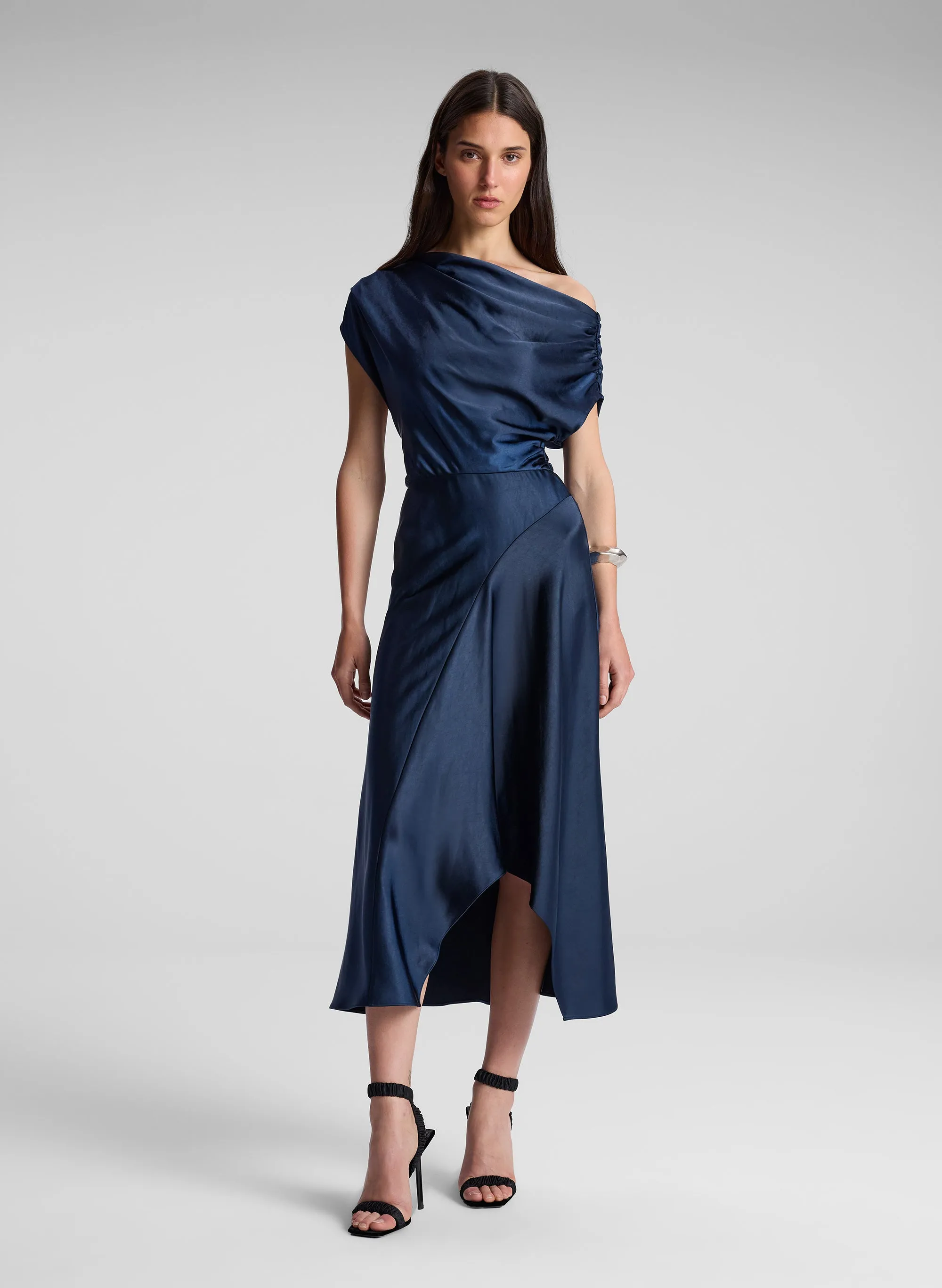 Jasmine Satin Midi Dress sold by A.L.C.