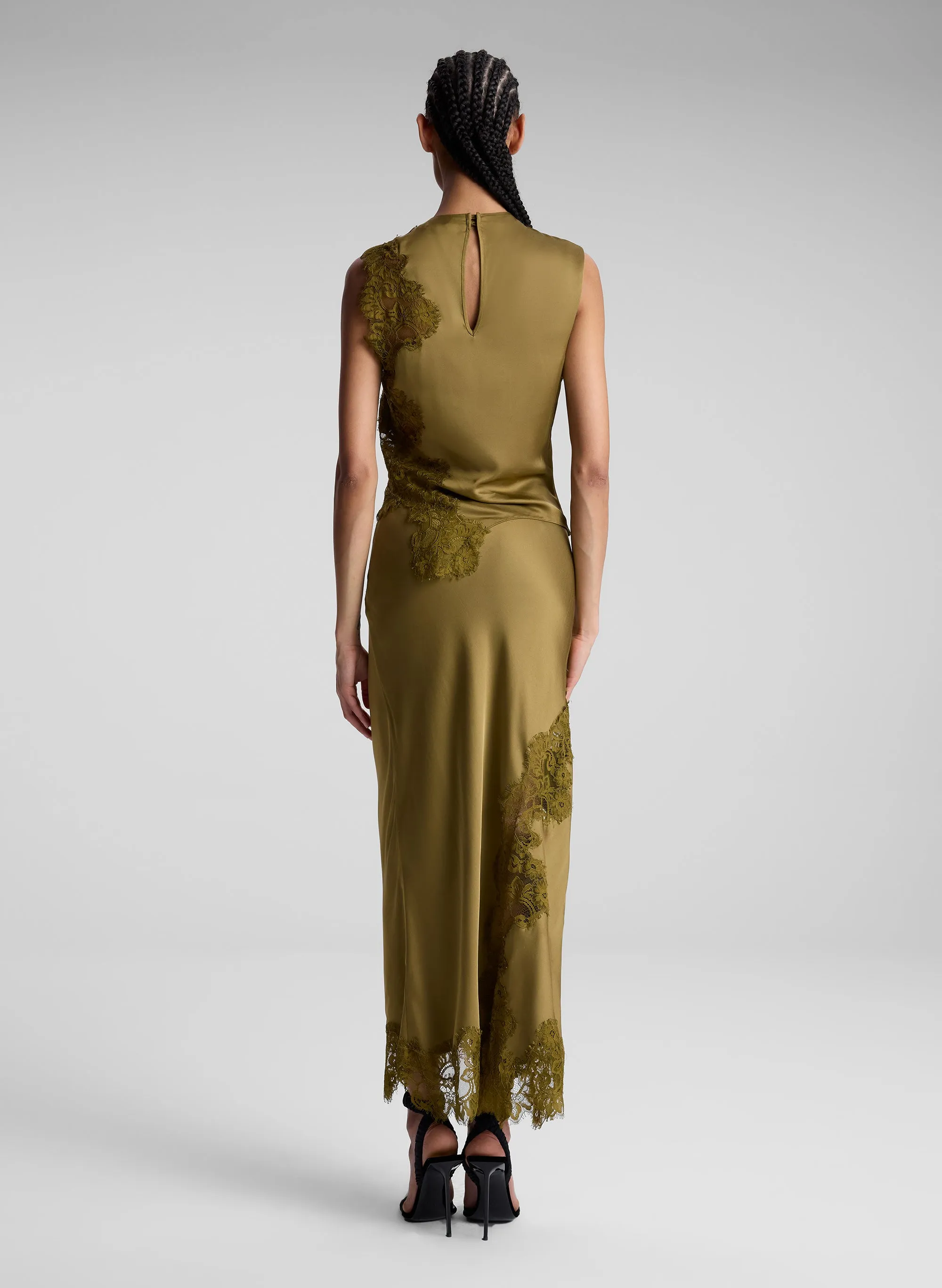 Gracie Satin and Lace Sleeveless Top sold by A.L.C. product image thumbnail 5