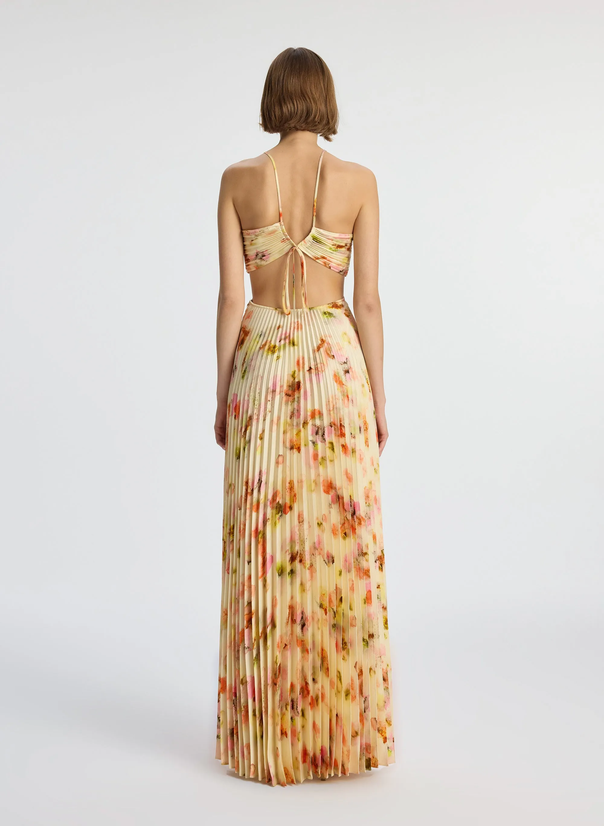 Moira Satin Pleated Dress sold by A.L.C. product image thumbnail 5