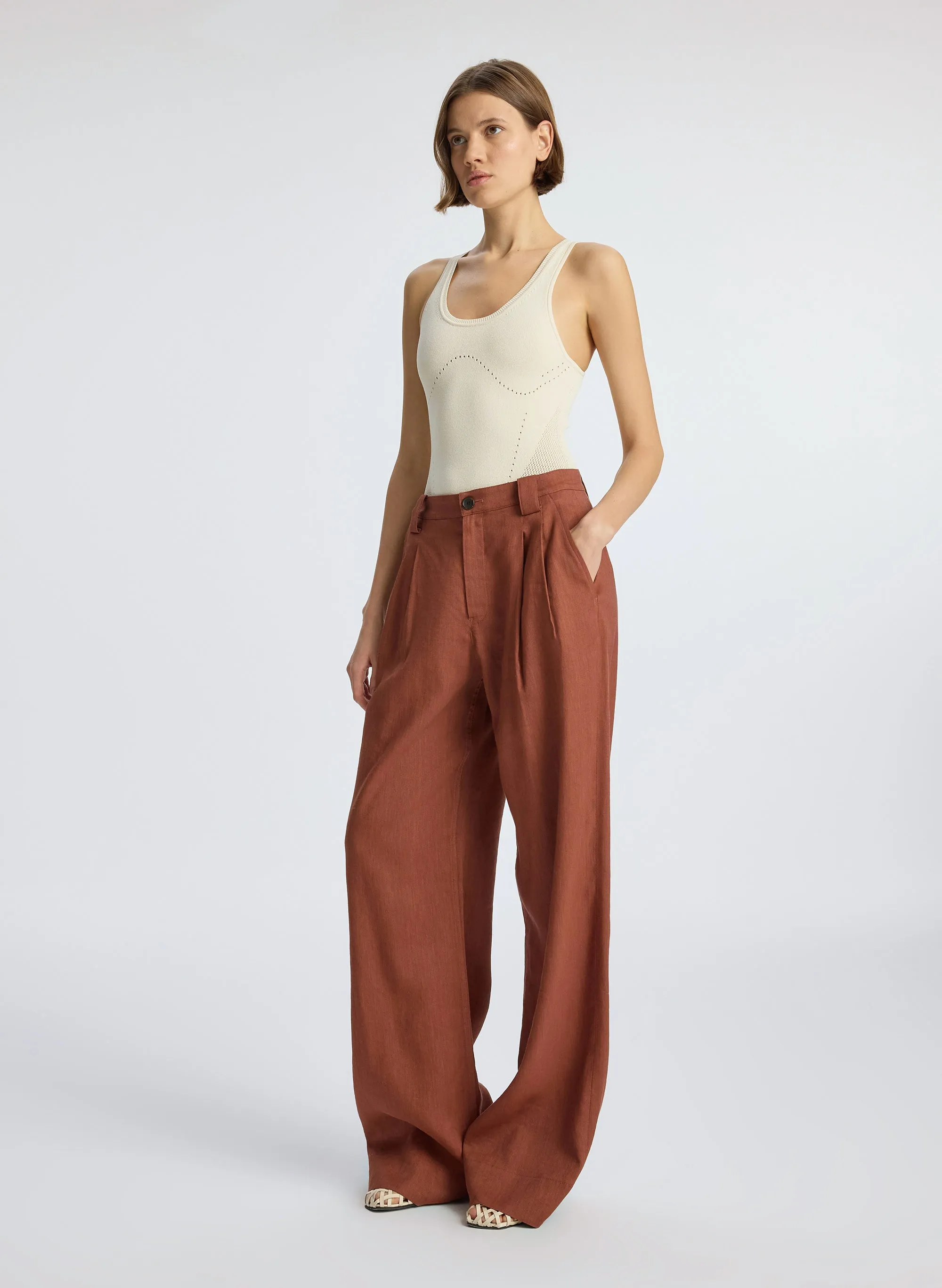 Tommy II Linen Pant sold by A.L.C. product image thumbnail 4