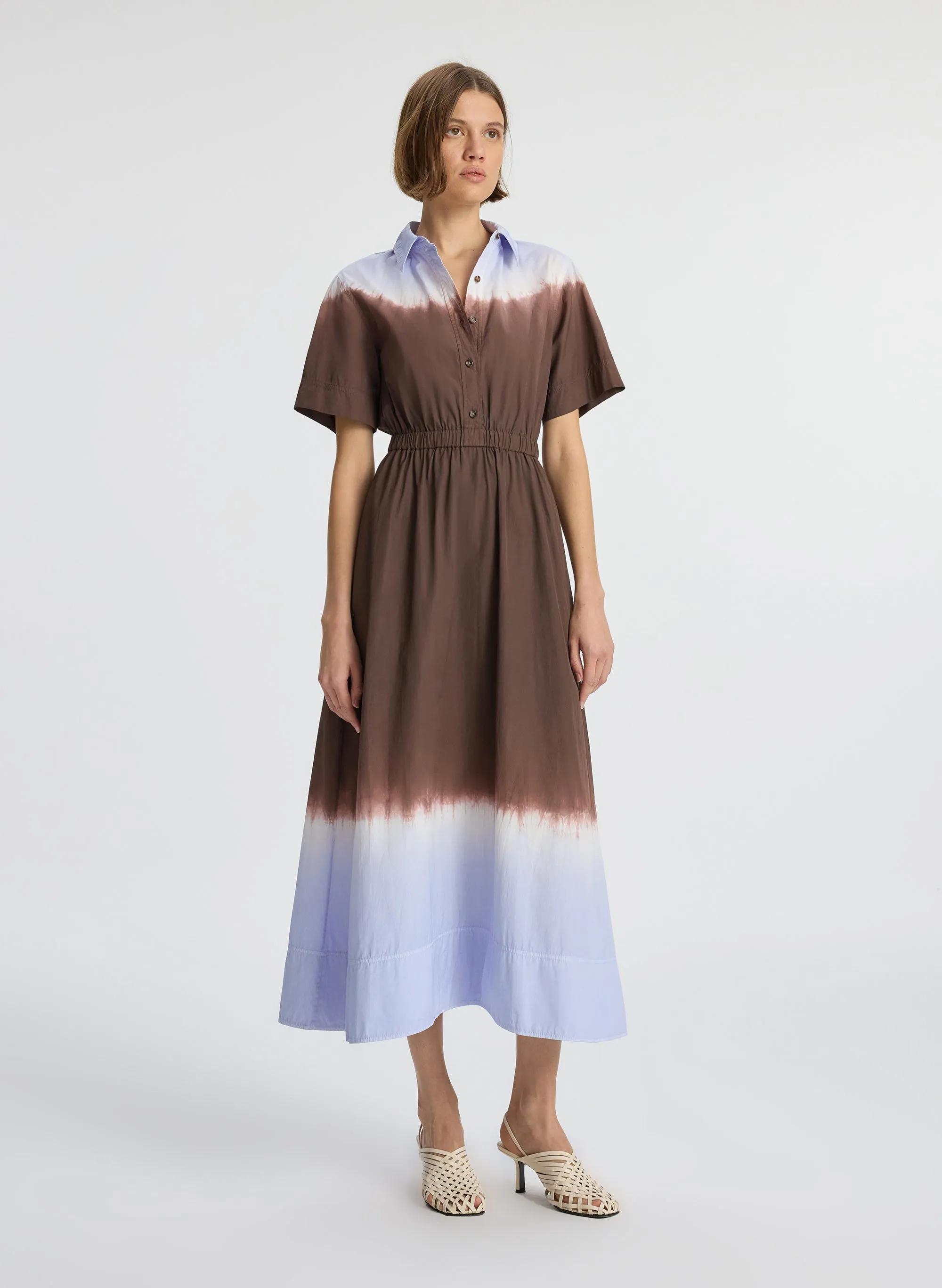 Demi Dip Dye Shirtdress sold by A.L.C.