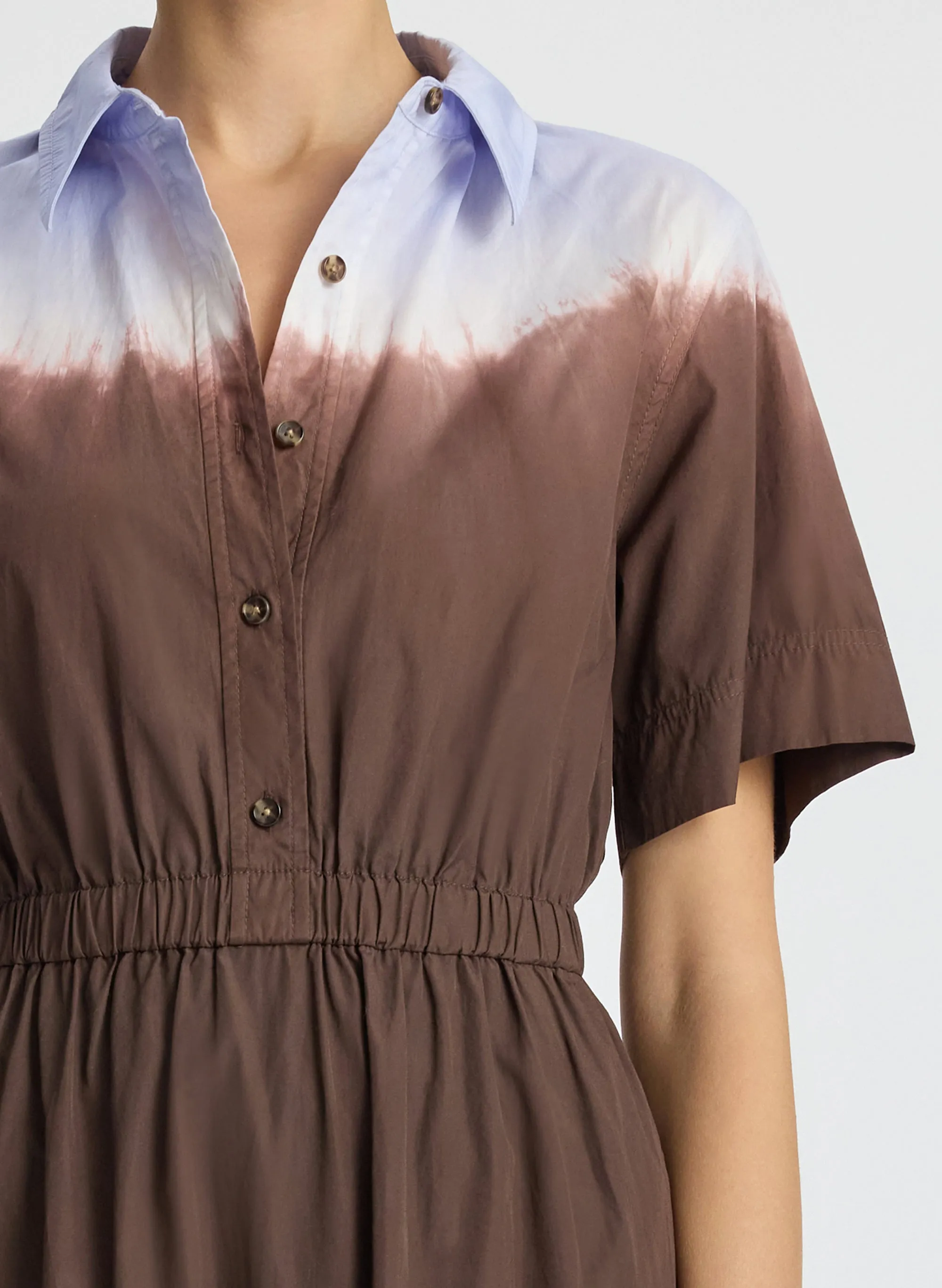 Demi Dip Dye Shirtdress sold by A.L.C. product image thumbnail 2