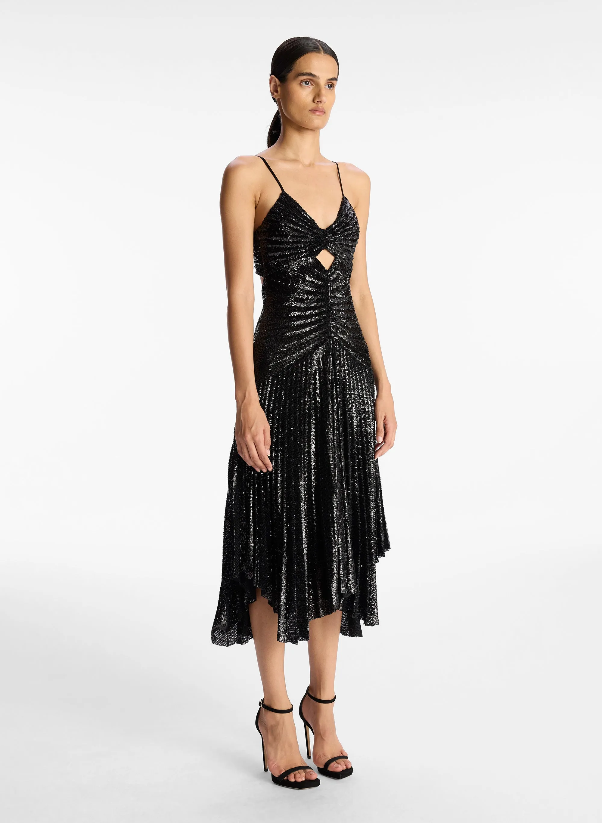 Lou Sequin Midi Dress sold by A.L.C. product image thumbnail 4